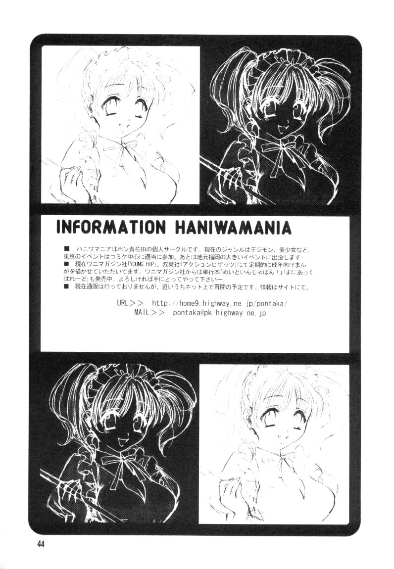 (CCTokyo96) [Haniwa Mania, Kuruguru DNA (Pon Takahanada, Hoshiai Hiro)] Bokura No Jogress World (Digimon Adventure 02) page 44 full