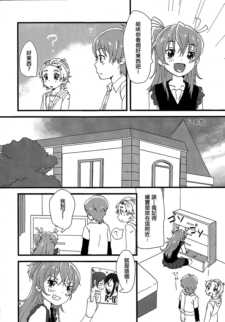 (Rainbow Flavor 9) [Yukirinrin! (Yu)] Koko de Kimenakya Onna ga Star! (Futari wa Precure Splash Star) [Chinese] [大友同好会] page 7 full