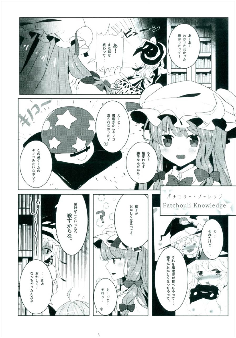 (Shuuki Reitaisai 4) [Dai ③ no Shippo (ATM)] Ecchi na Gensoukyou ~Patchouli to Ecchi na Mahou Hen~ (Touhou Project) page 6 full