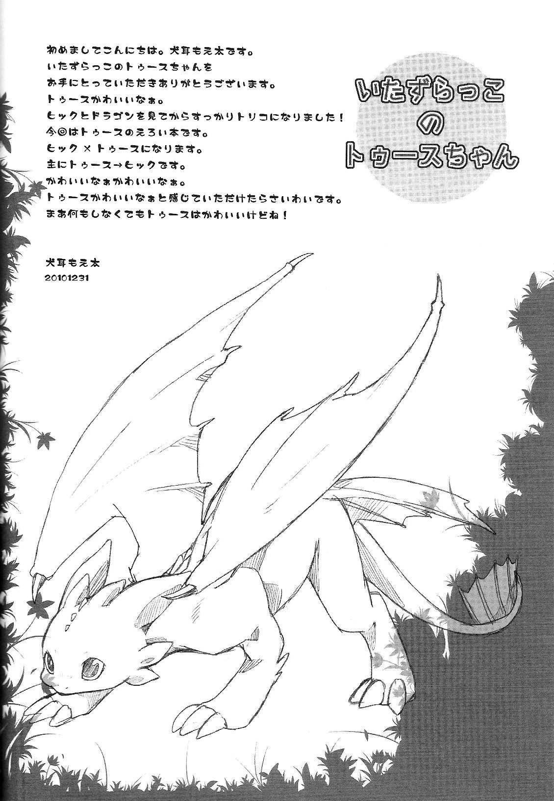 (C79) [Dogear (Inumimi Moeta)] Itazurakko No Toothchan (How to Train Your Dragon) [Chinese] [逃亡者x新桥月白日语社汉化] page 3 full