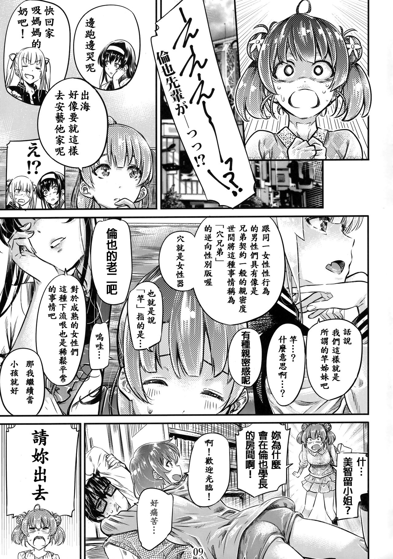 (COMIC1☆15) [MARUTA Production (MARUTA)] Saenai Heroine Series Vol. 6 Saenai Kouhai Shoujo no Sodachikata (Saenai Heroine no Sodatekata) [Chinese] page 8 full