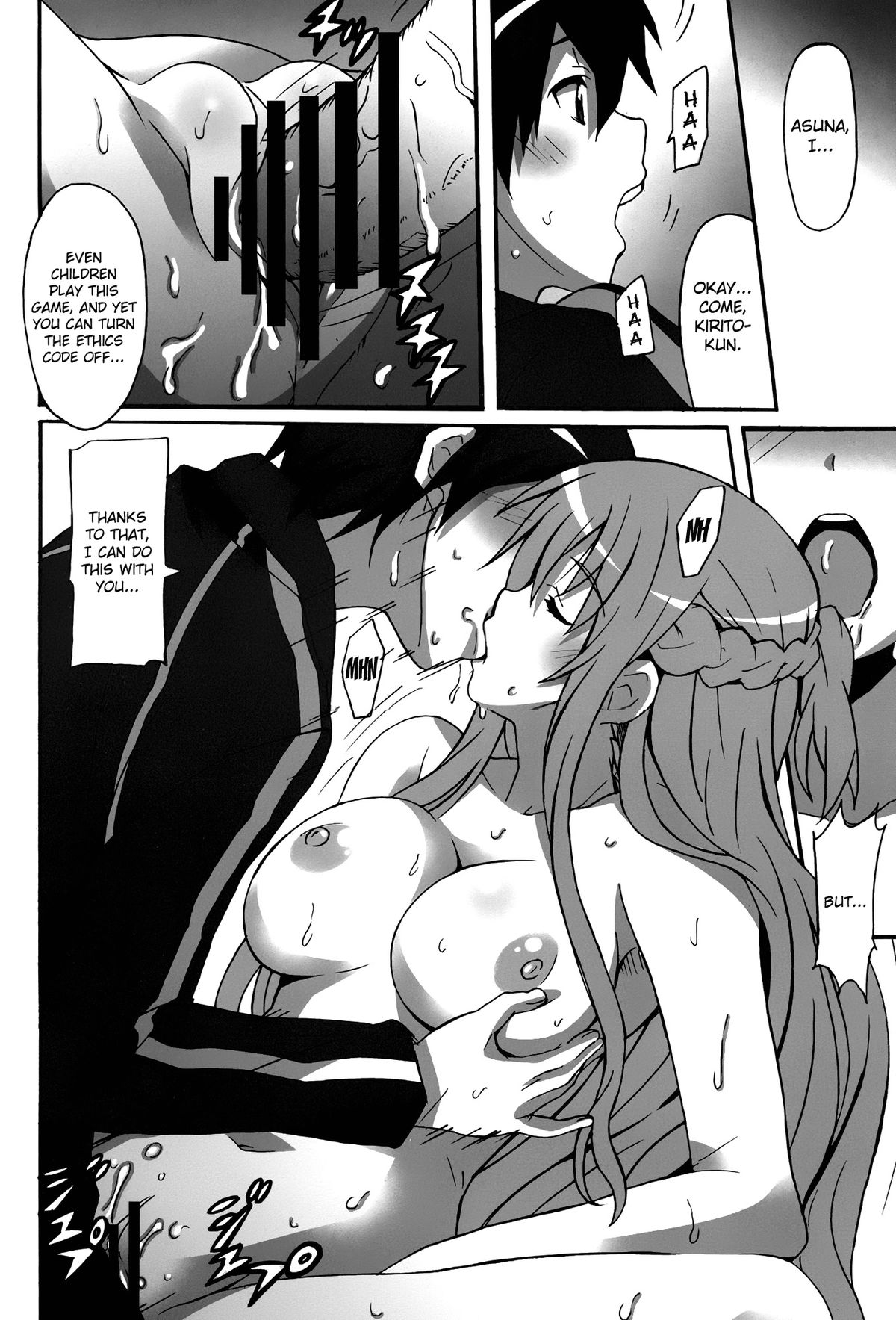 (SC64) [Hacchakesou (PONPON)] Sword Art Online Hollow Sensual (Sword Art Online) [English] {doujin-moe.us} page 9 full