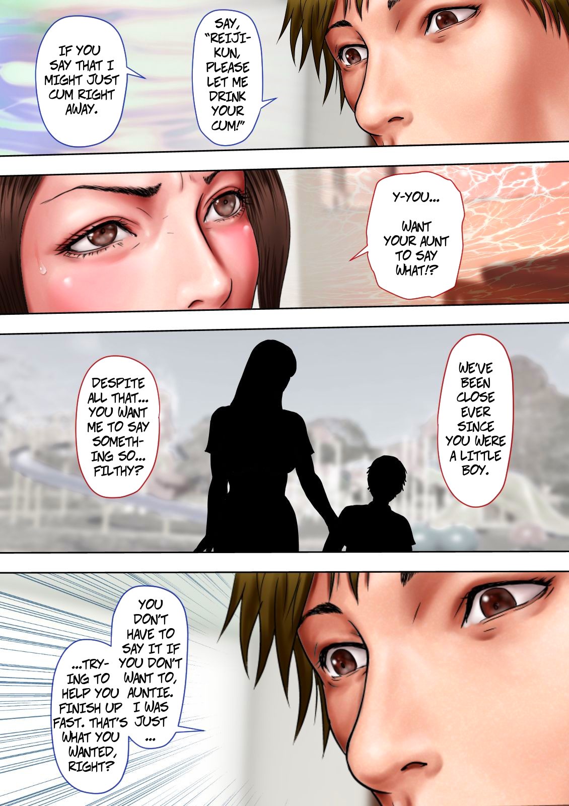 [Milf Shobou] Akogare no Oba o Netoru | Cheating With My Sexy Aunt [English] page 35 full