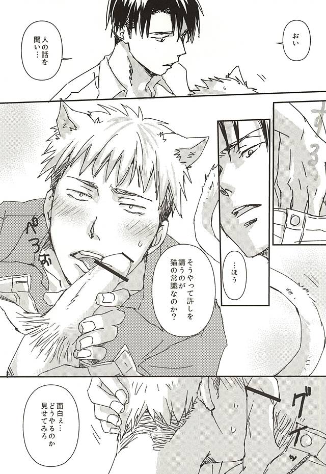 (SPARK10) [Harusaki (Michi)] Nyan Kir-kun to Bonyuu Jean-kun no Hon (Shingeki no Kyojin) page 6 full