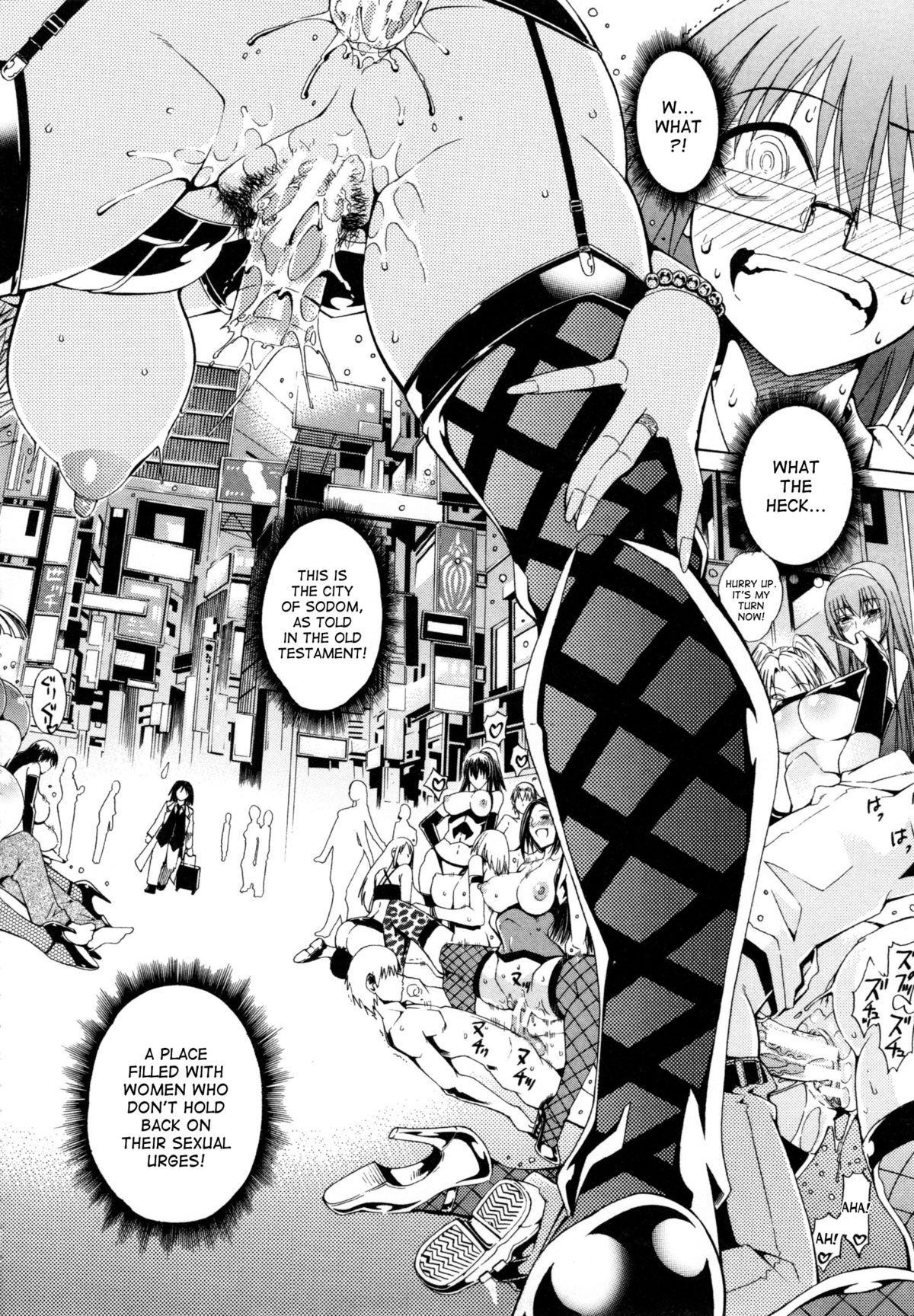[Aoyama Akira] Koko wa Bitch gai !! - Here is a Bitch Street - Ch. 1 [English] [desudesu] page 15 full