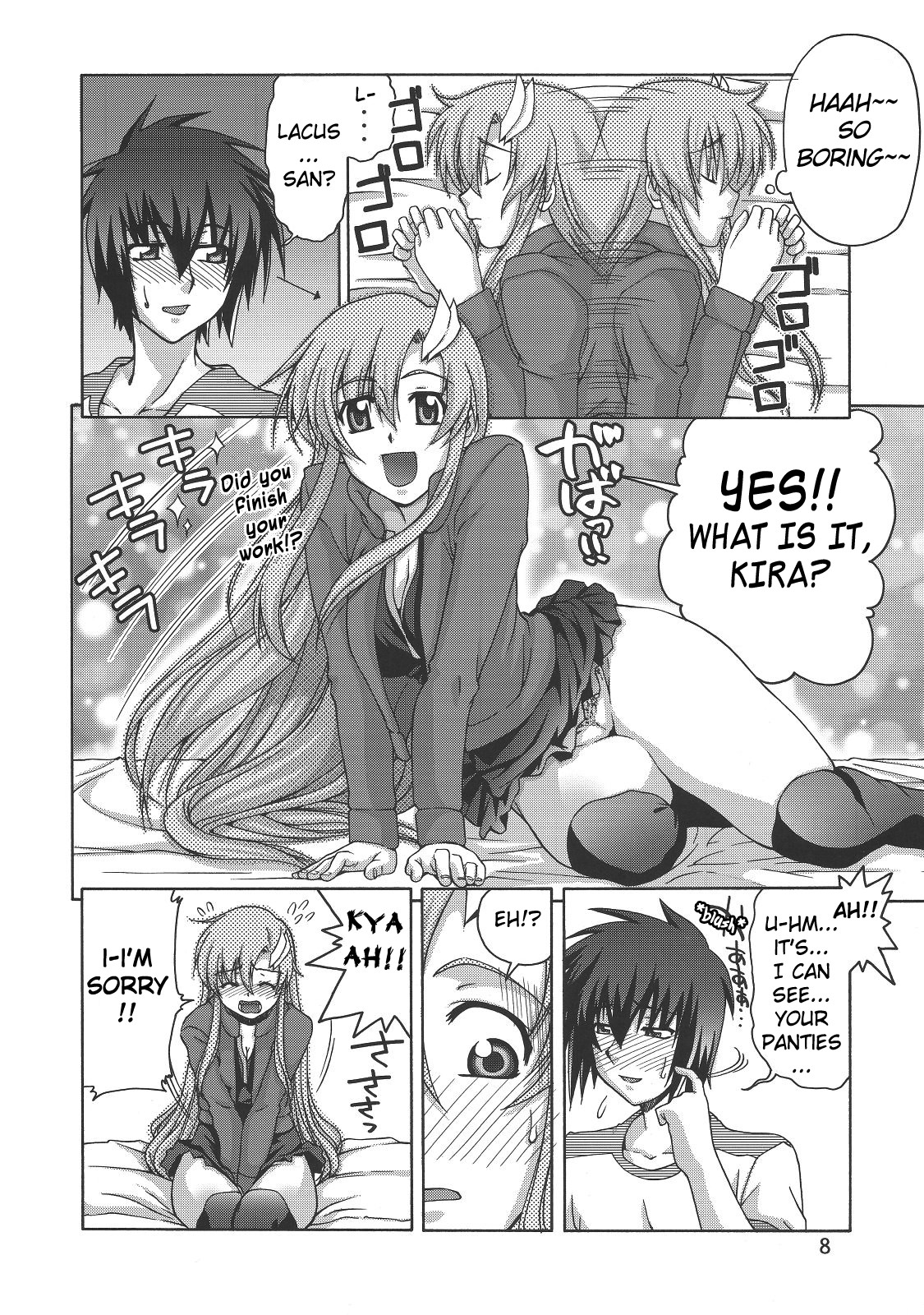 (C70) [GOLD RUSH (Suzuki Address)] Thank you! From Gold Rush (Gundam SEED DESTINY) [English] {doujin-moe.us} page 8 full