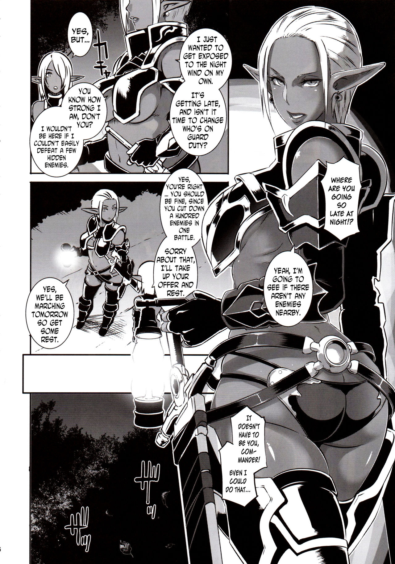 (C89) [EROQUIS! (Butcha-U)] DARK ELF vs ALIEN [English] [N04h] page 5 full