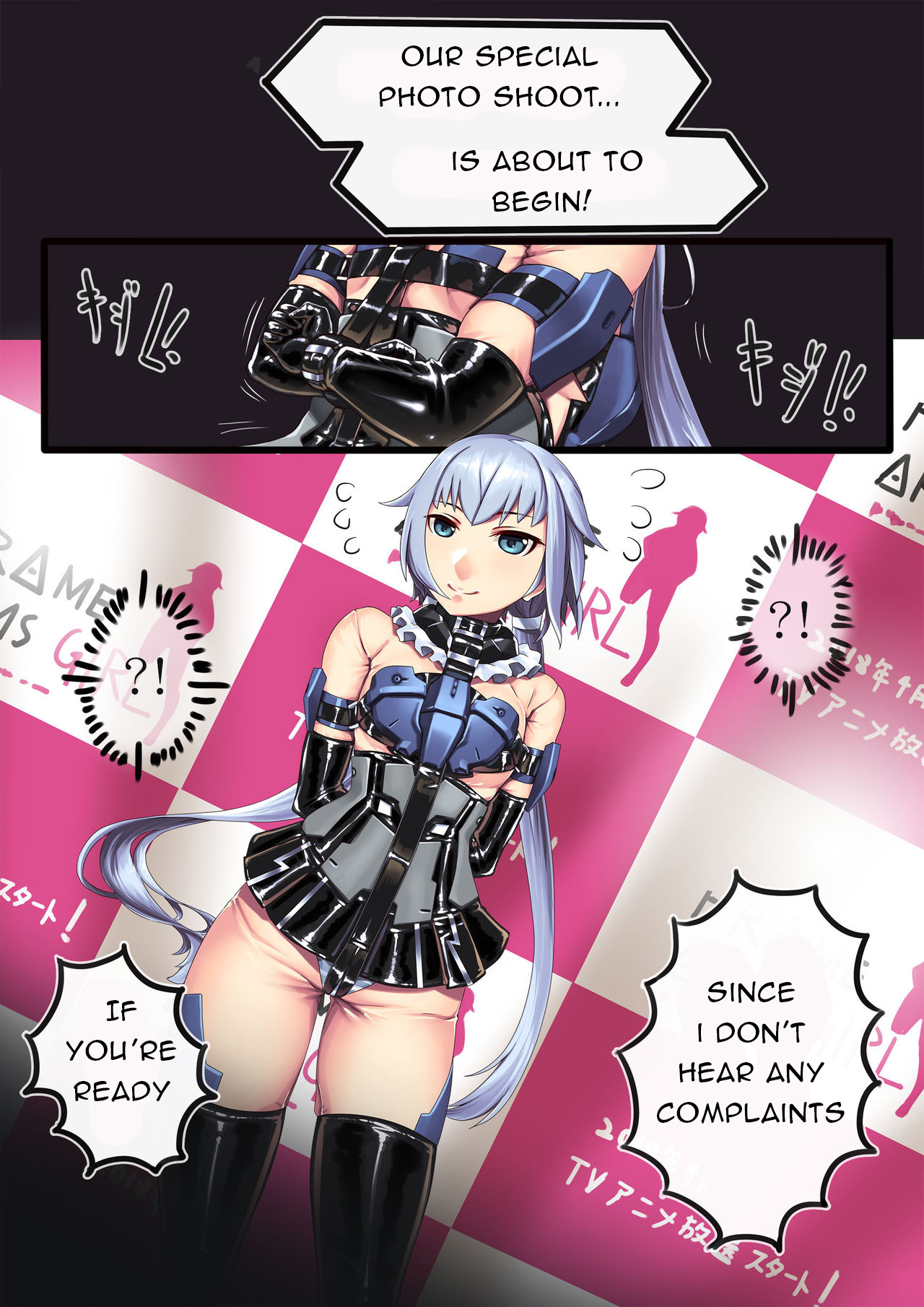 [Hie Himiko] Stylet no Kigurumi Satsueikai | Stylet Costume Tournament (Frame Arms Girl) [English] [Invictus] page 3 full