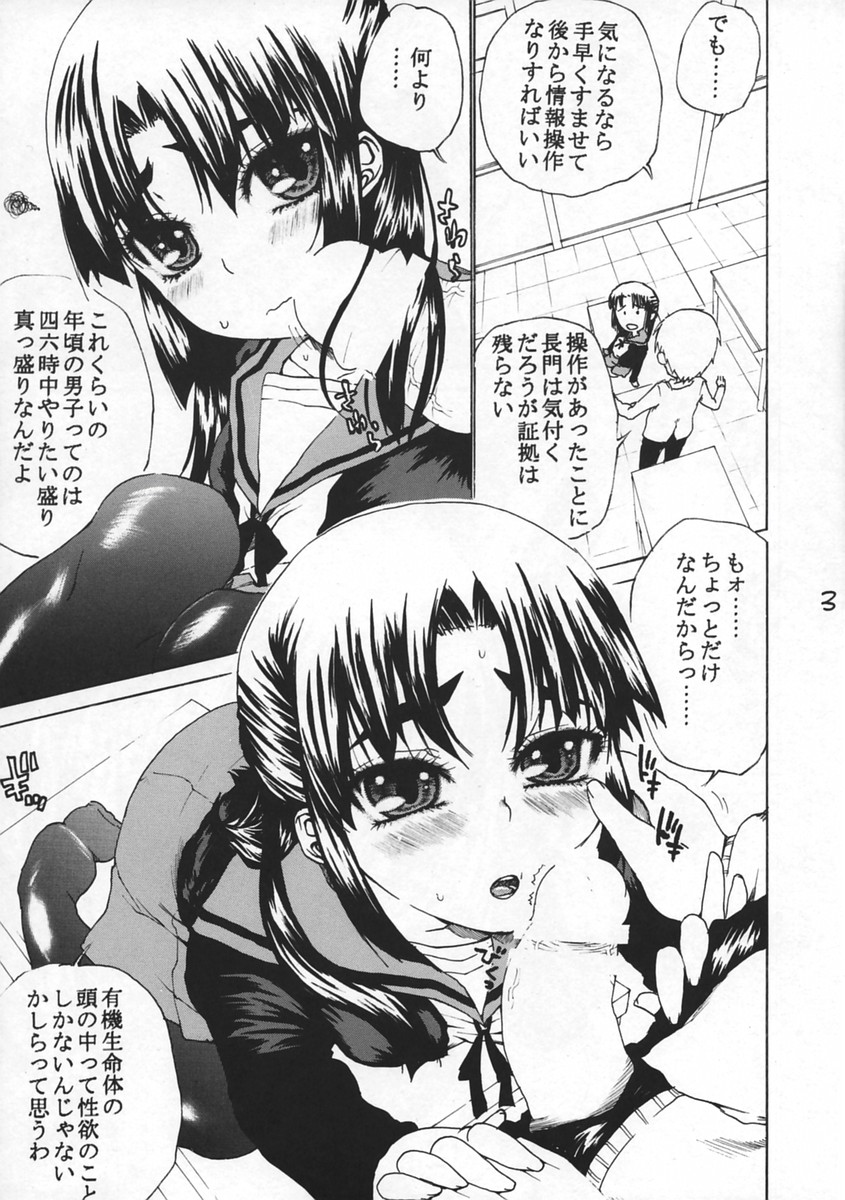 (C71) [Yuuha Onnakage (Hirota Masatane)] Hatsujouki (The Melancholy of Haruhi Suzumiya) page 4 full