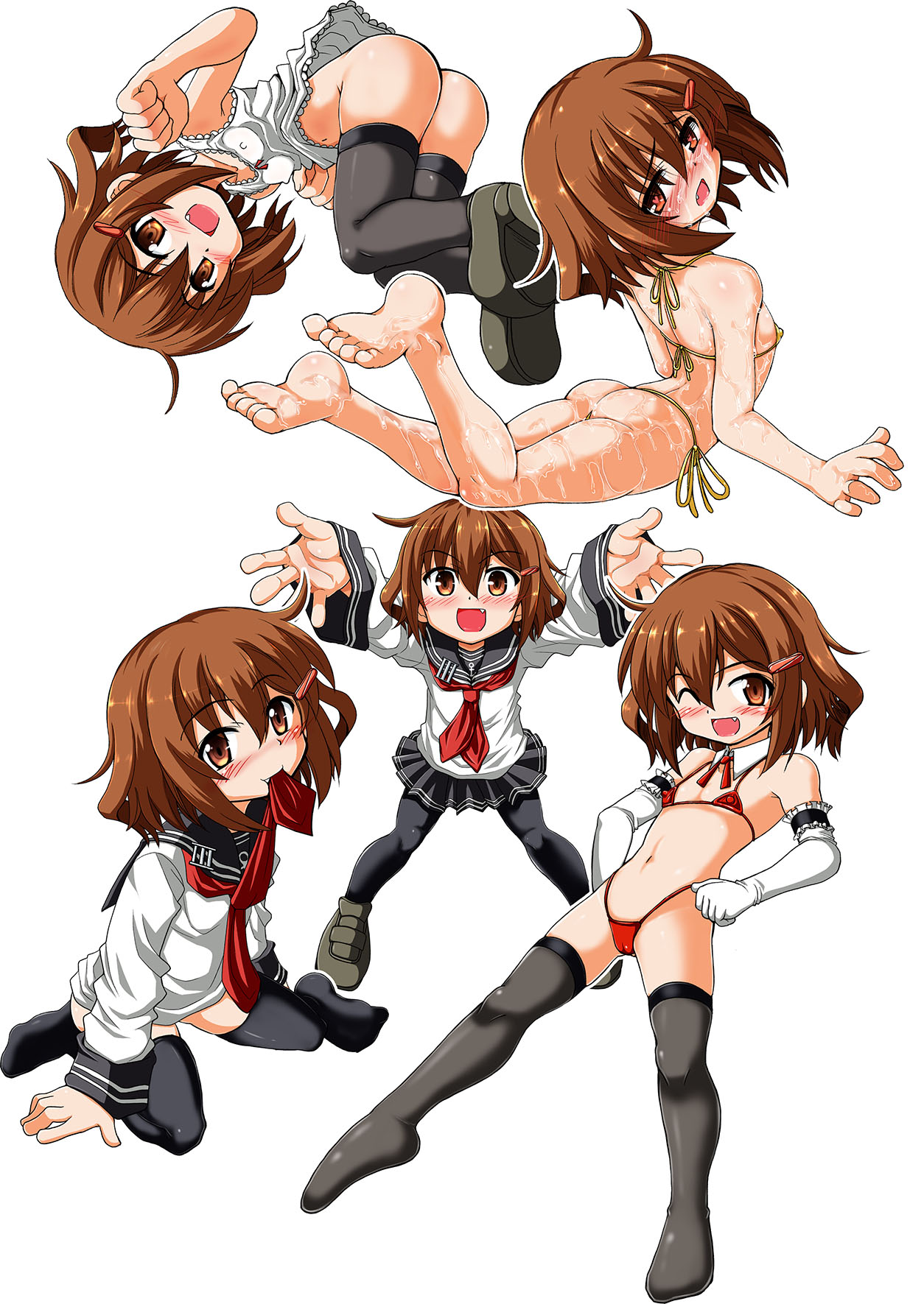 [Senbon Knock Zadankai (Inaba Fuyuki)] Ikazuchi-chan ga Takusan no Shireikan to Juukon Shite Yasen de Hustle Suru Hon (Kantai Collection -KanColle-) [Digital] page 27 full