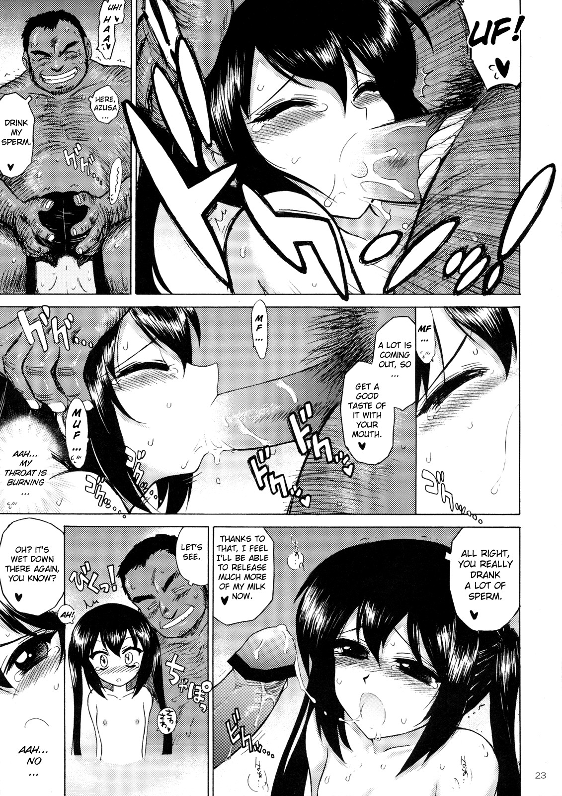 (COMIC1☆4) [BLACK DOG (Kuroinu Juu)] Azunyan to Dokidoki Chikan Densha (K-ON!) [English] [biribiri] page 22 full