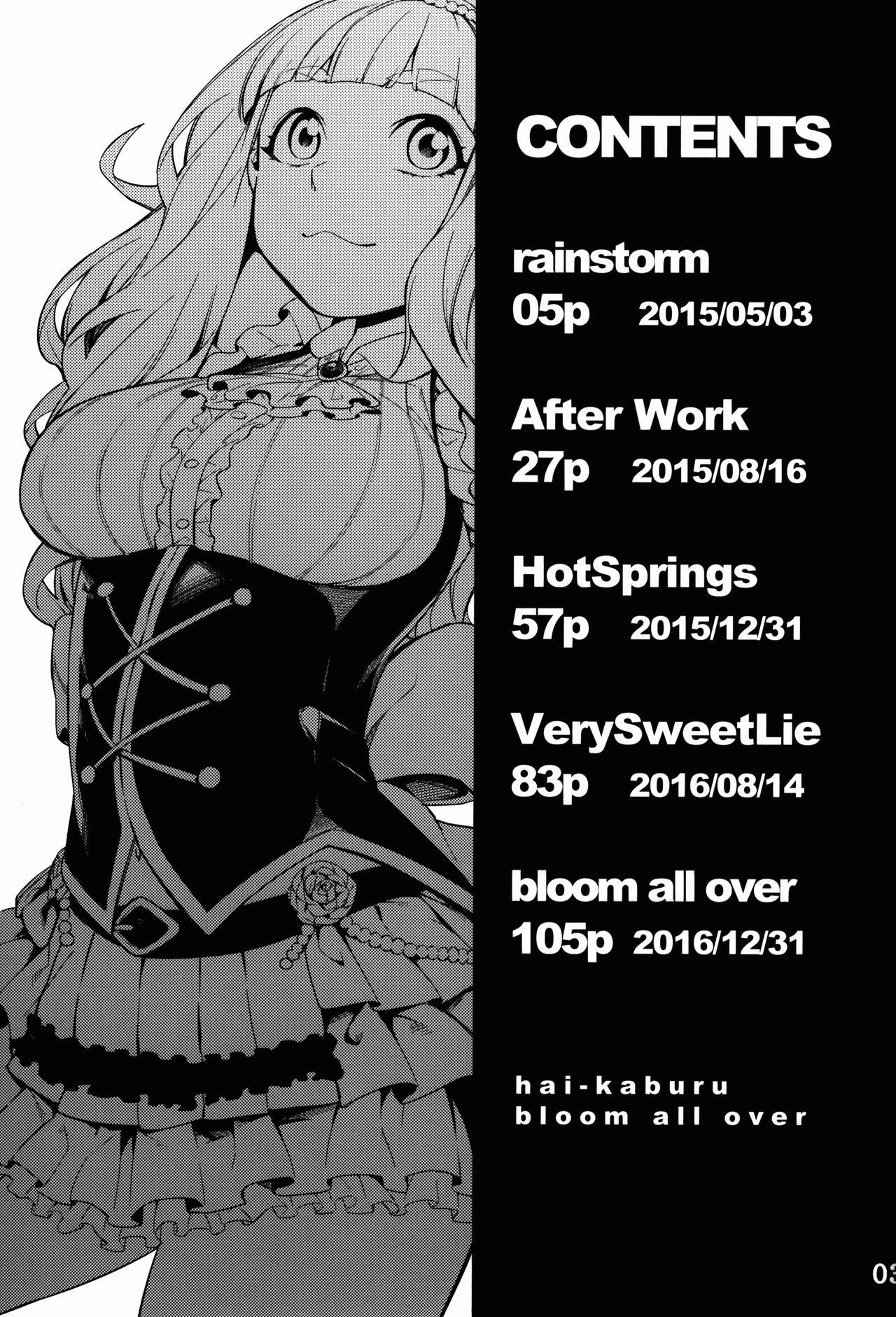 (C91) [DogStyle (Menea The Dog)] Hai Kaburu - bloom all over (THE IDOLM@STER CINDERELLA GIRLS) page 3 full