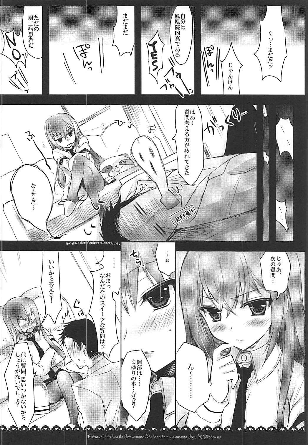 (C81) [Ninokoya (Ninoko)] Joshu Dere Matome (Steins;Gate) page 7 full