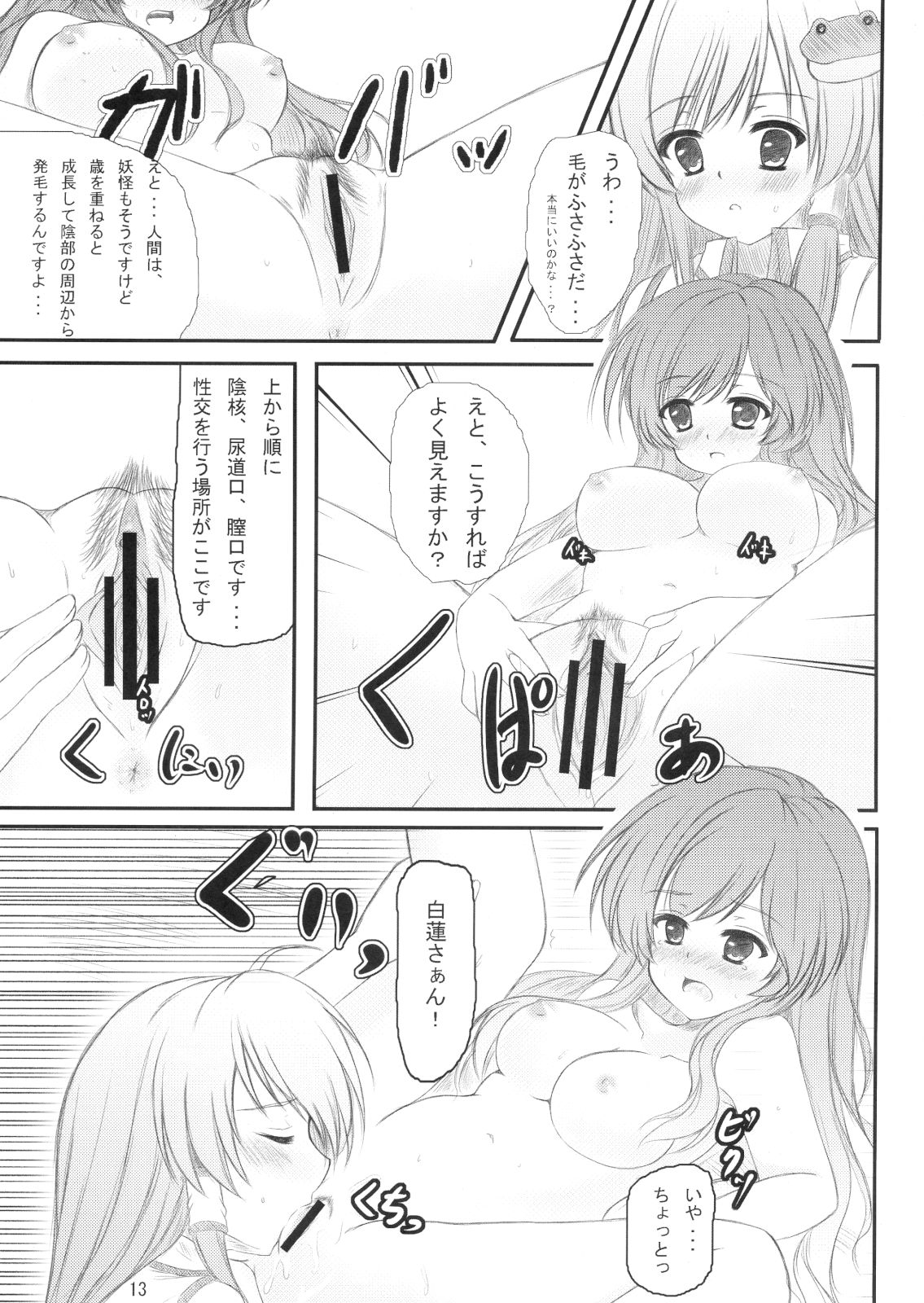 (C78) [Aki no Yonaga ni Yoiyami ni (Nagatsuki Rio)] Byakuren-san ni Onegaishita Kekka ga Kore dayo!! (Touhou Project) page 12 full