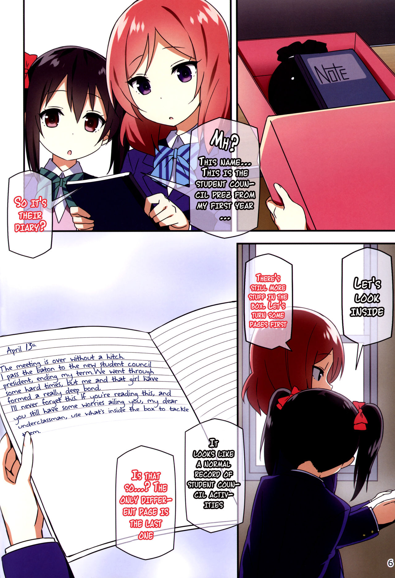 (C88) [Candy Club (Sky)] Endless Love ~Kako Kara no Present~ (Love Live!) [English] {doujins.com} page 5 full