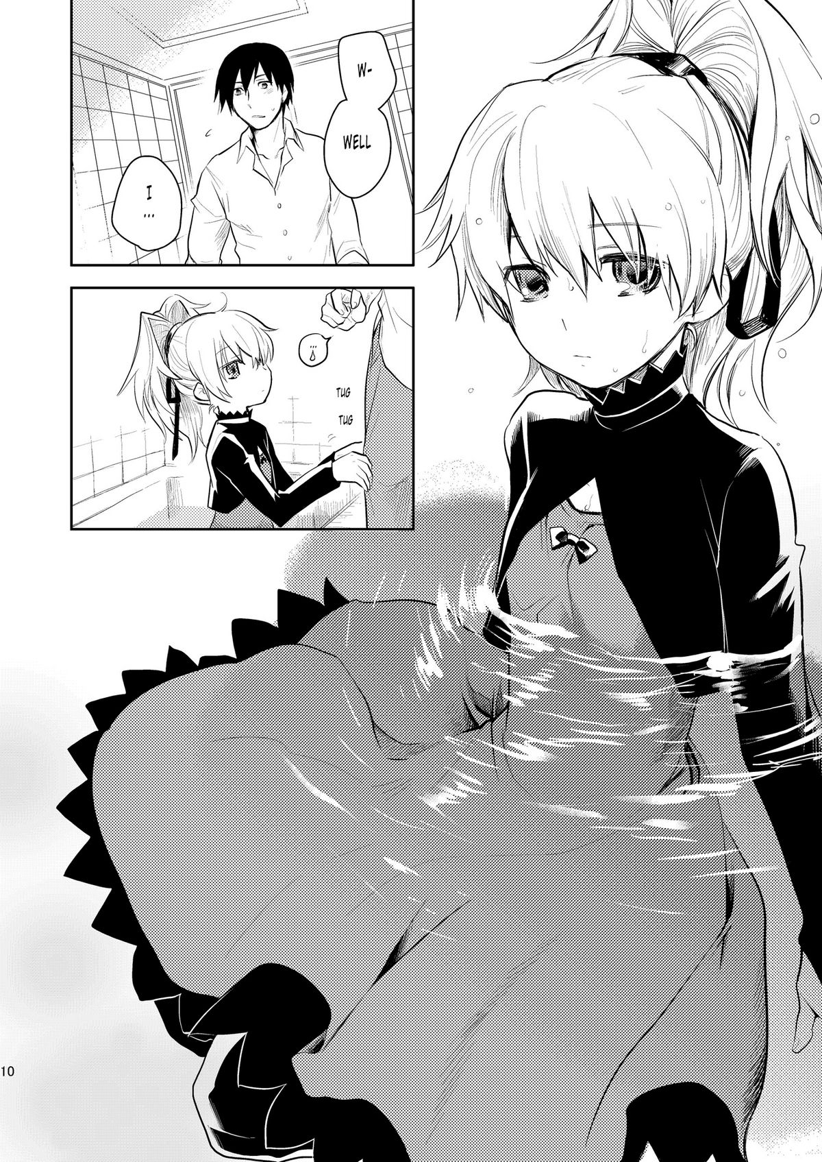 [AHM (Inu-Blade, Lact Mangan)] Anta, Kono Ko no Nan Nanosa (DARKER THAN BLACK) [English] [Tonigobe] [Digital] page 9 full