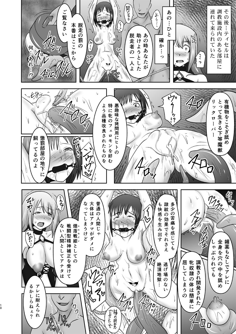 (C91) [FONETRASON (Ryutou)] Raygis Valicess Elsain Hajigyaku no Reigokutou Kouhen page 9 full