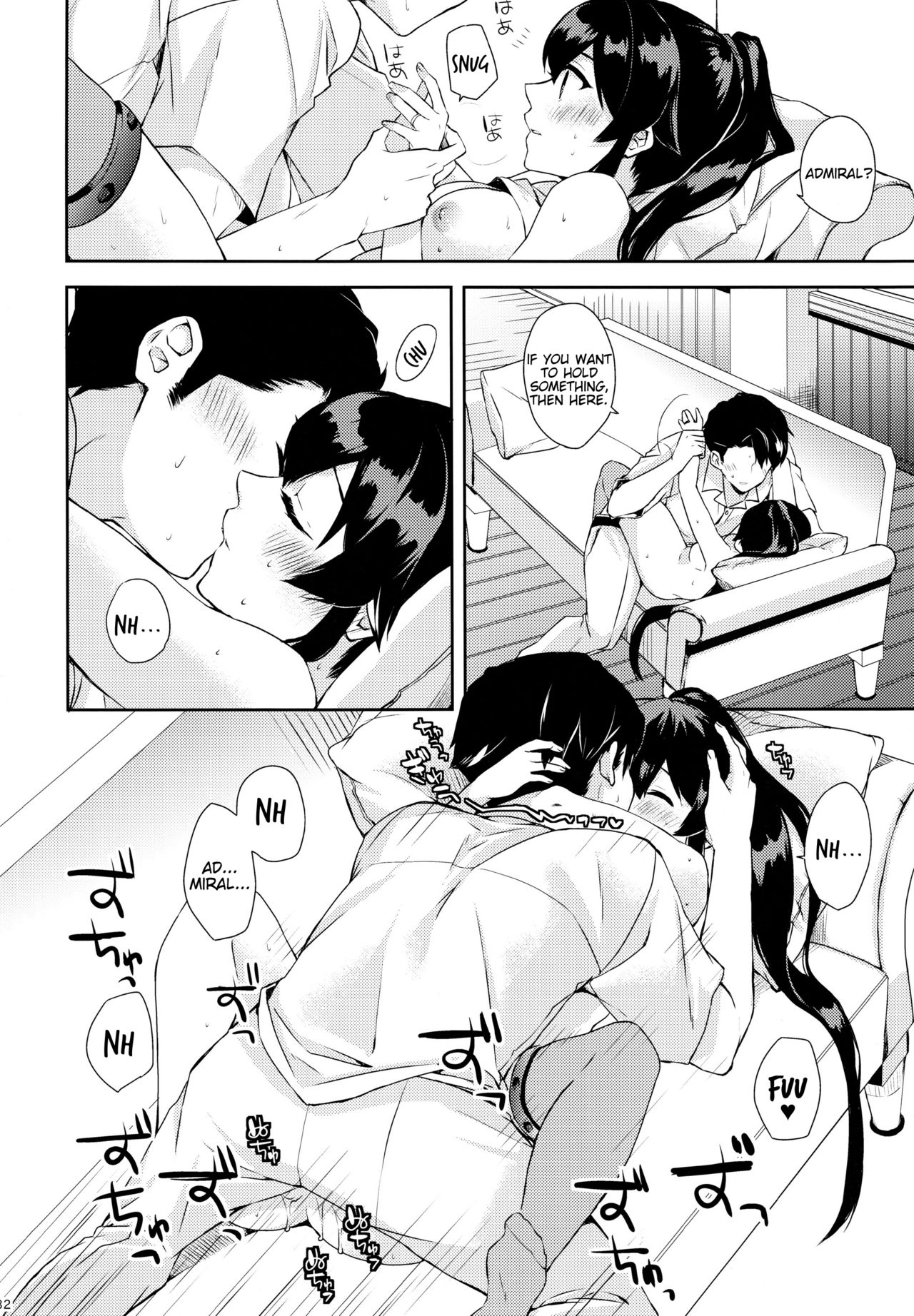 (Houraigekisen! Yo-i! 25Senme) [Rosapersica (Ichinomiya)] Yoru Yahagi ~Teitoku to Himitsu no Sofa Jouji~ (Kantai Collection -KanColle-) [English] [Constantly] page 31 full