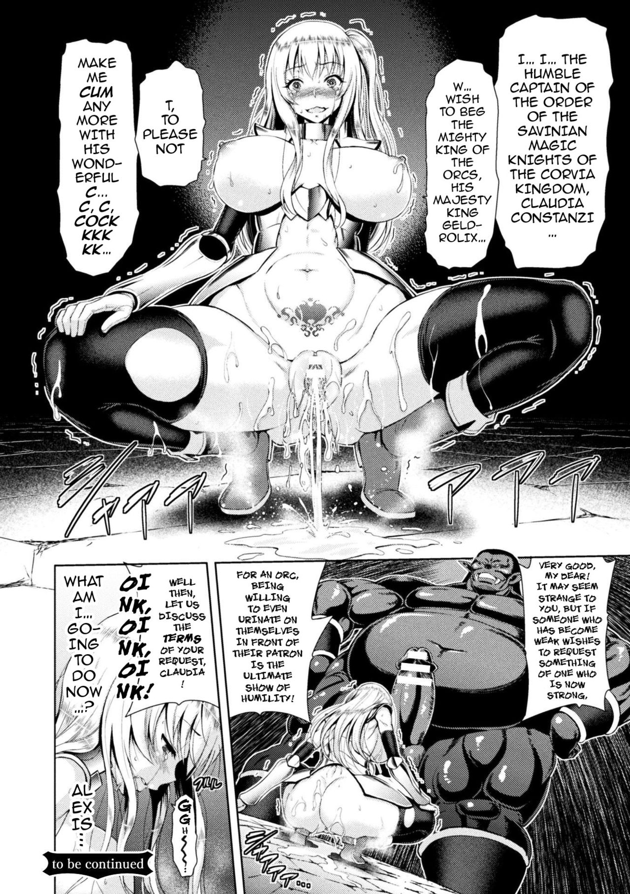 [Yamada Gogogo] Erona ~Orc no Inmon ni Okasareta Onna Kishi no Matsuro~ | Erona ~The Fall of a Beautiful Knight Cursed with the Lewd Mark of an Orc~ Ch. 1-2 [English] {darknight} page 50 full