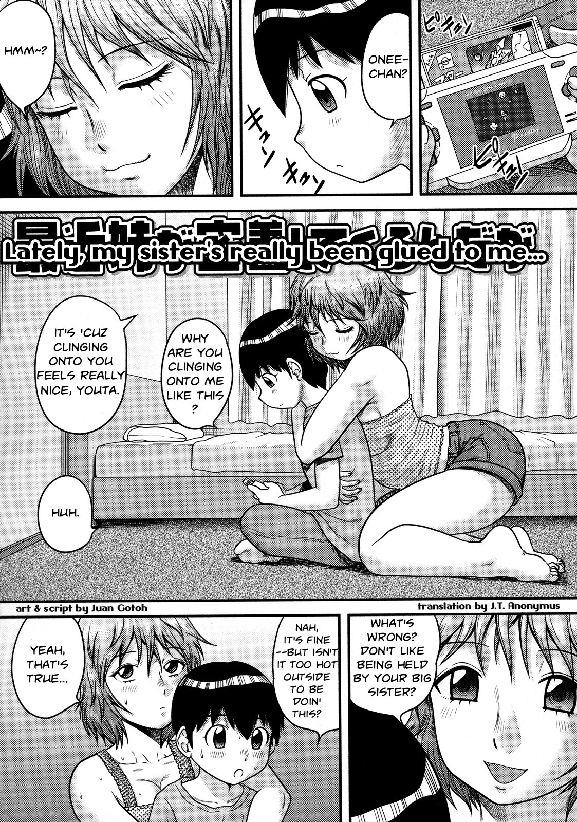 [Juan Gotoh] Doutei Senka ch.2 (Lately My Sister's Really Been Glued To Me) [English] {JT Anonymus} page 1 full