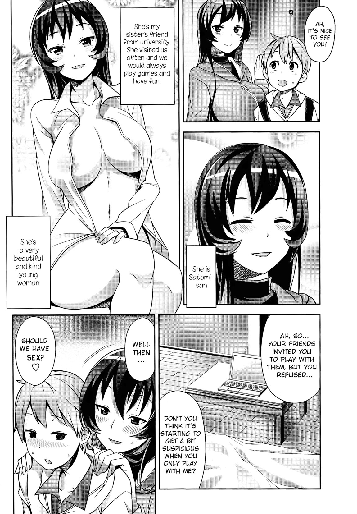 [Tamagoro] Boku to Oneesan no Naisho (COMIC Penguin Club Sanzokuban 2014-07) [English] [vaasi] page 2 full