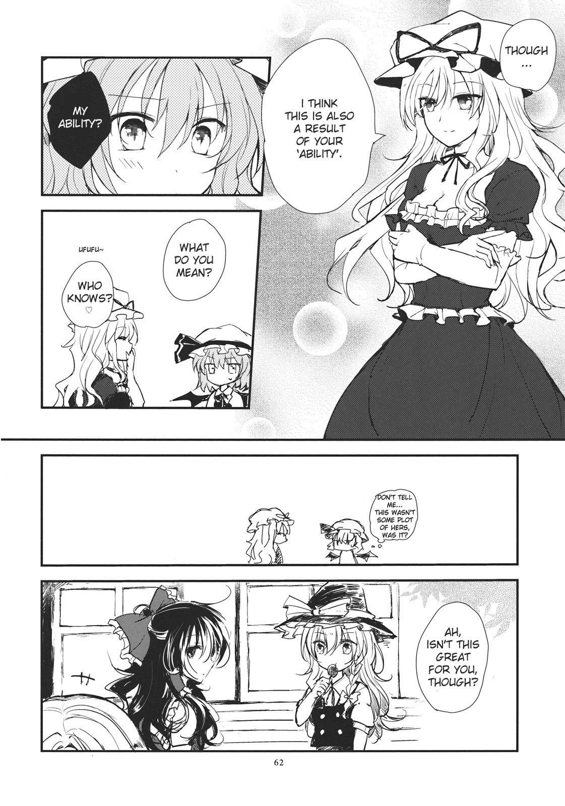 (Reitaisai 9) [Mikkamisaki (Nadzuka)] Remilia ga Genjitsukyou Iri | Remilia in My Hometown in Reality (Touhou Project) [English] [Yendi] page 62 full