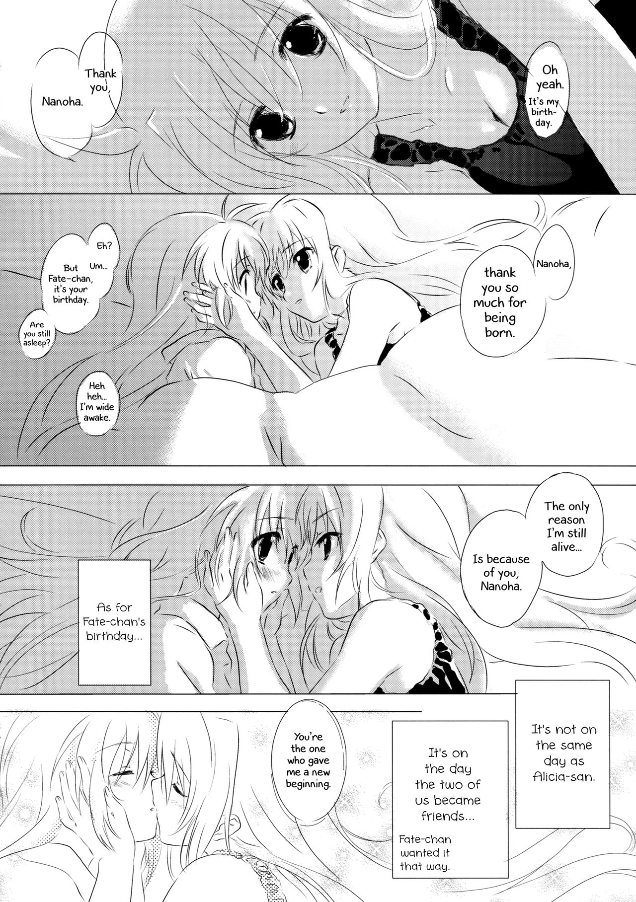 (Lyrical Magical 6) [Kurikoro. (Tokoharu)] Sweetest Love (Mahou Shoujo Lyrical Nanoha) [English] page 7 full