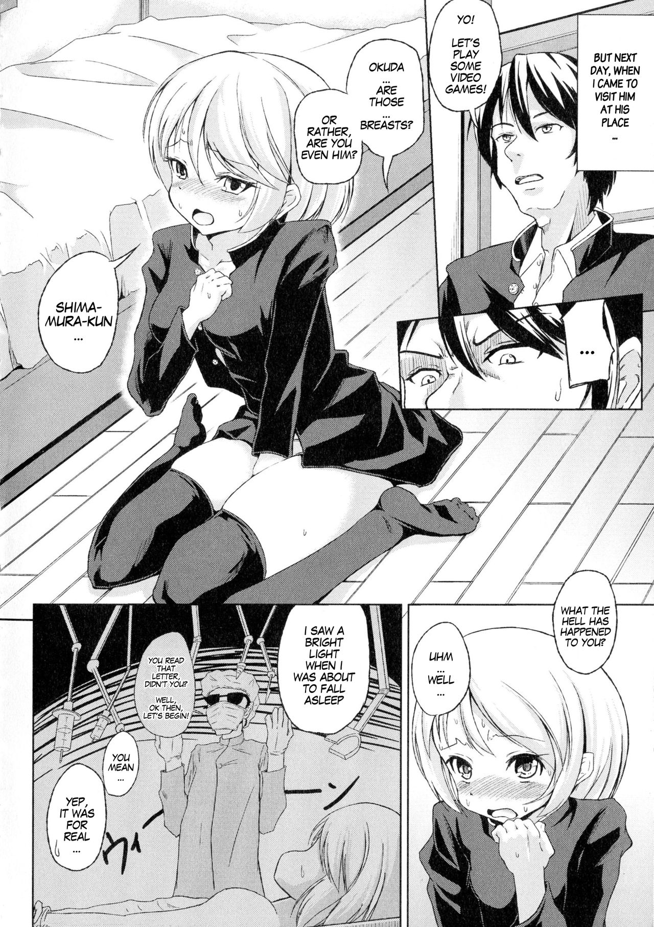 [Puritei] Onnanoko tte Kimochi Ii! | Being a girl feels pretty good (Nyotaika Dynamites! 2) [English] [gender.tf] page 4 full