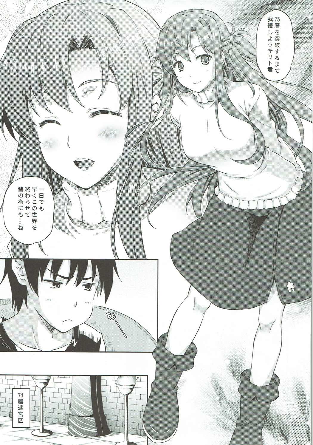 (C83) [Ark Emerald (Nanase Mizuho)] Sweet Asuna Online (Sword Art Online) page 6 full