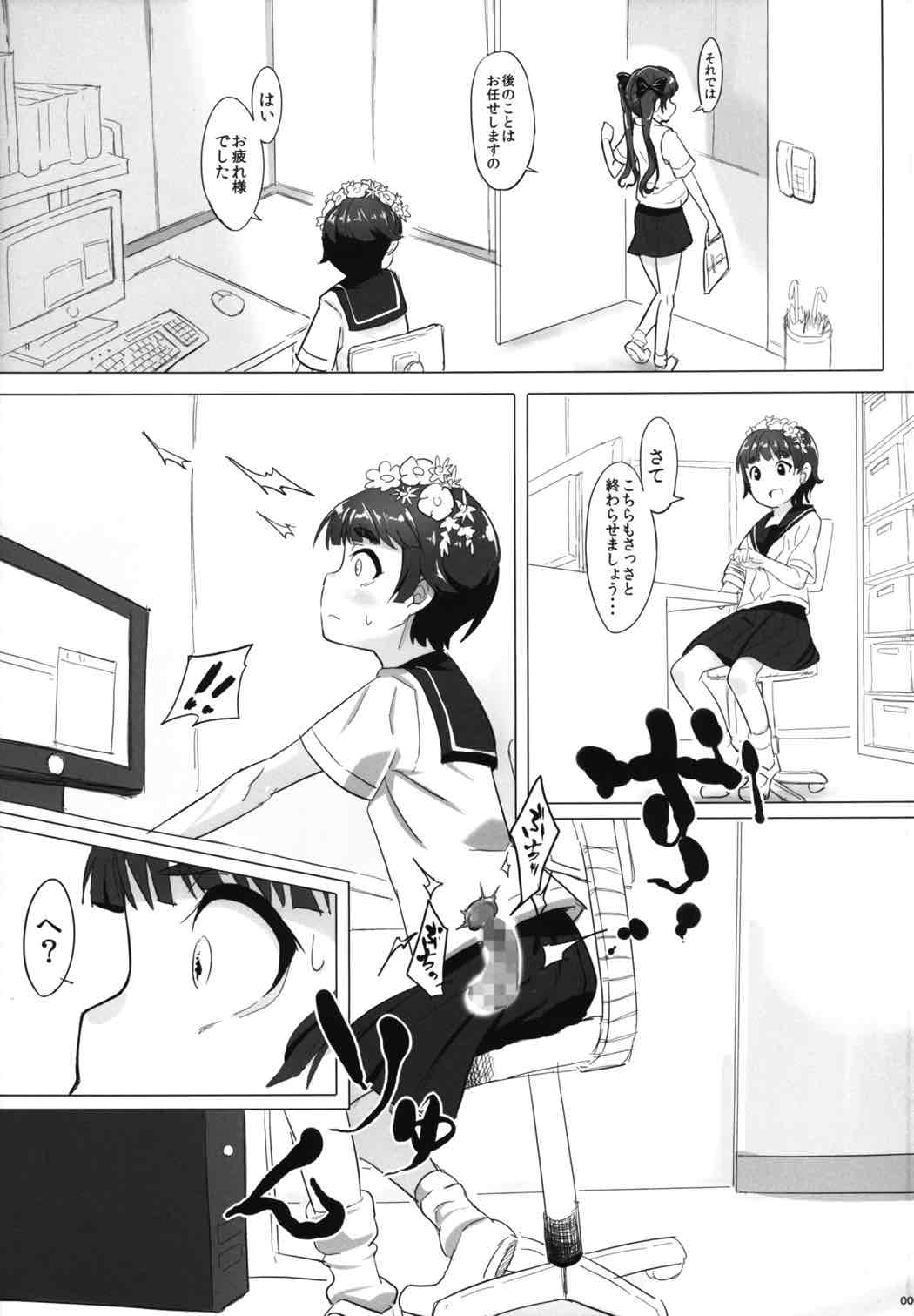 (C85) [sayryu (sayryu)] Ore no Onaho wa Niji Manko ni Tsuuzuru (Toaru Kagaku no Railgun) page 4 full