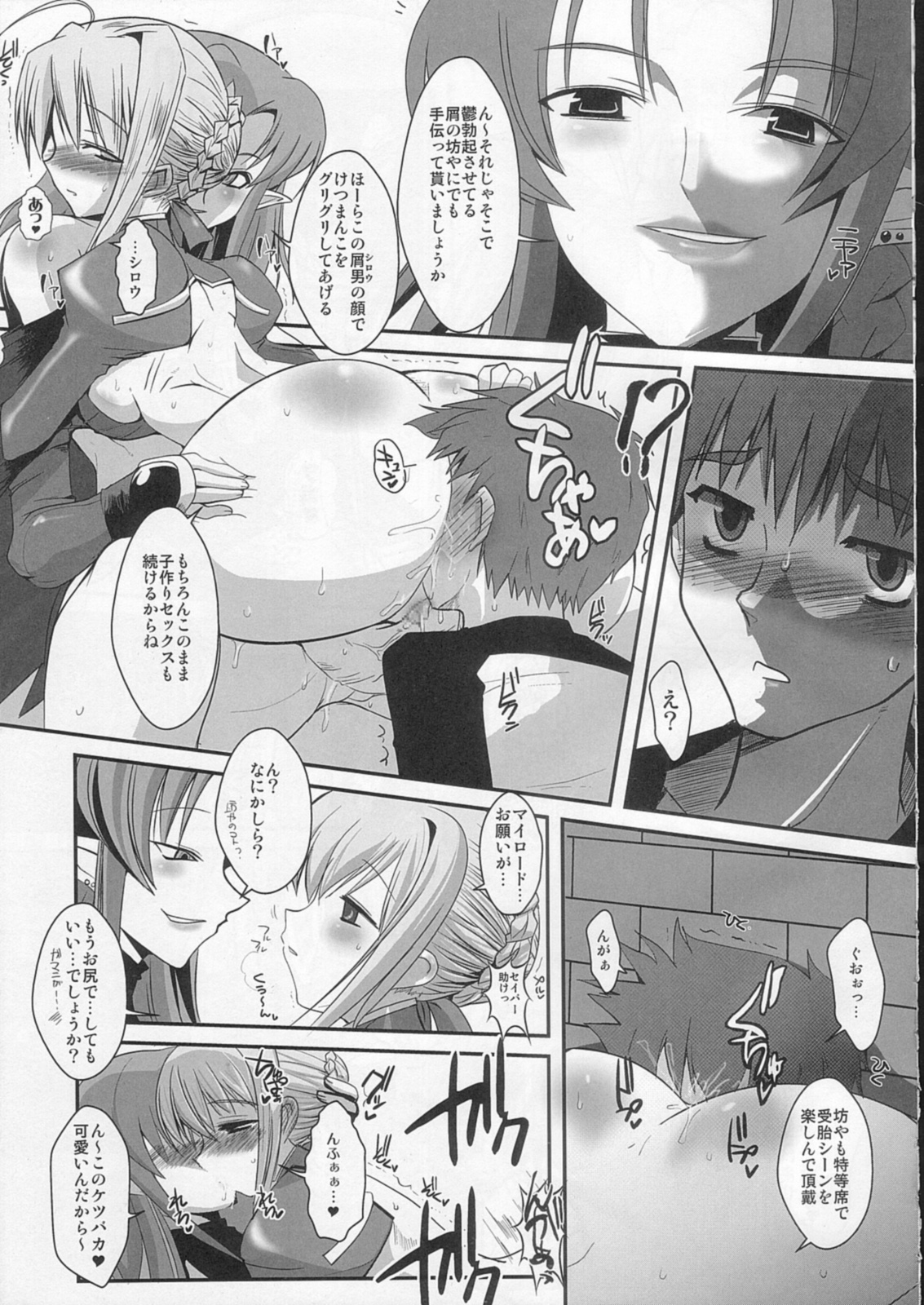 (C73) [YOMOTHUHIRASAKA, Heart's Nest (bbsacon, hato)] Kishiou Kougyaku Seido Extra (Fate/stay night) page 12 full