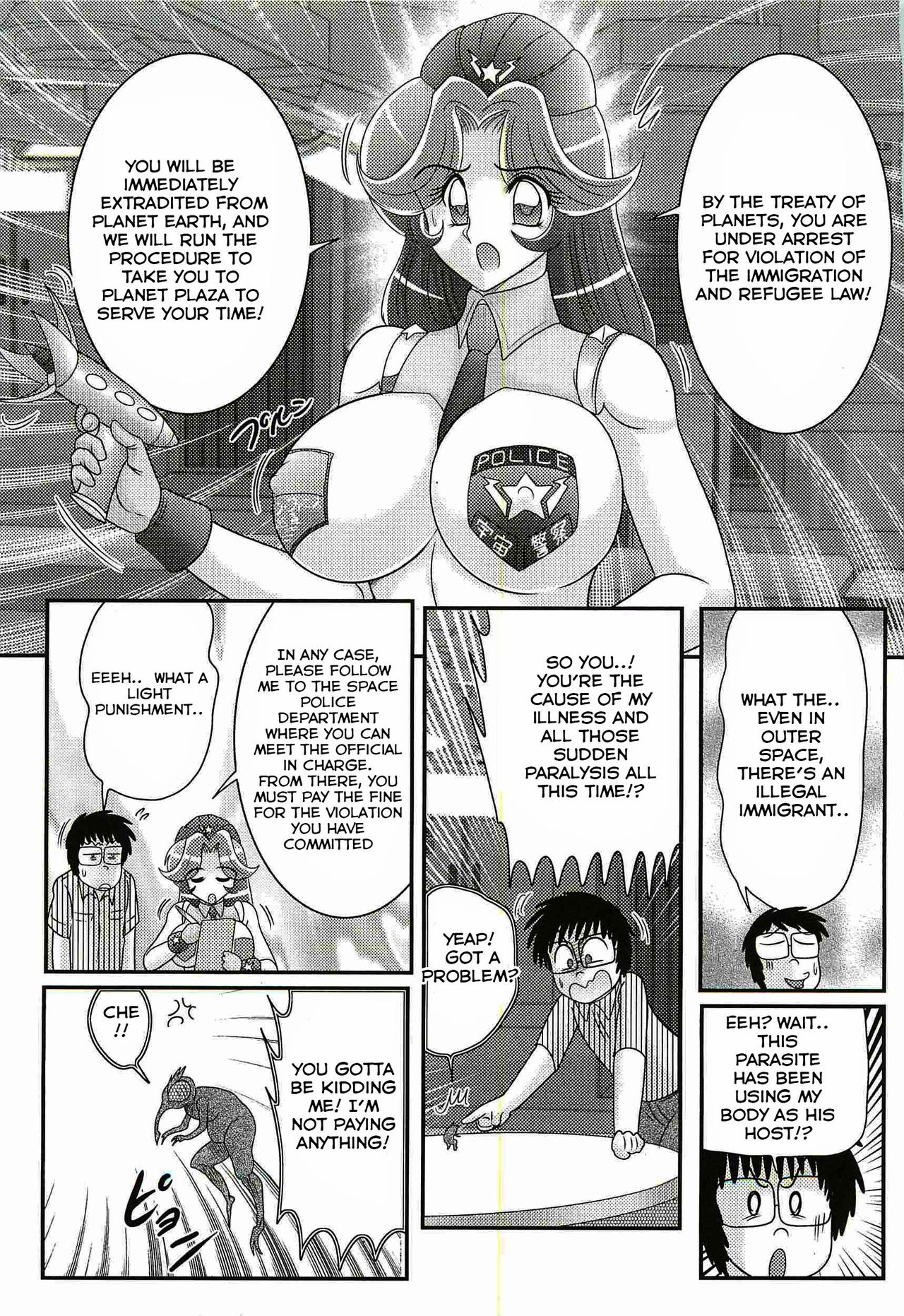 [Kamitou Masaki] Uchuu Fukei Karen Junsa -Kouzen Waisetsu- | Space Police Karen Ch. 1 [English] [Hong_Mei_Ling] page 21 full