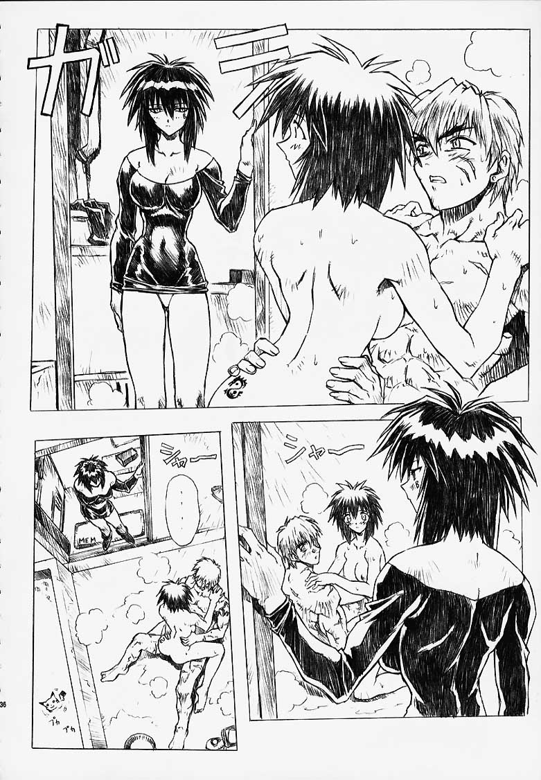 (C56) [Nakayohi Mogudan (Mogudan)] Chou Soreyuke! Melfina-san Kanseiban (Seihou Bukyou Outlaw Star) page 36 full