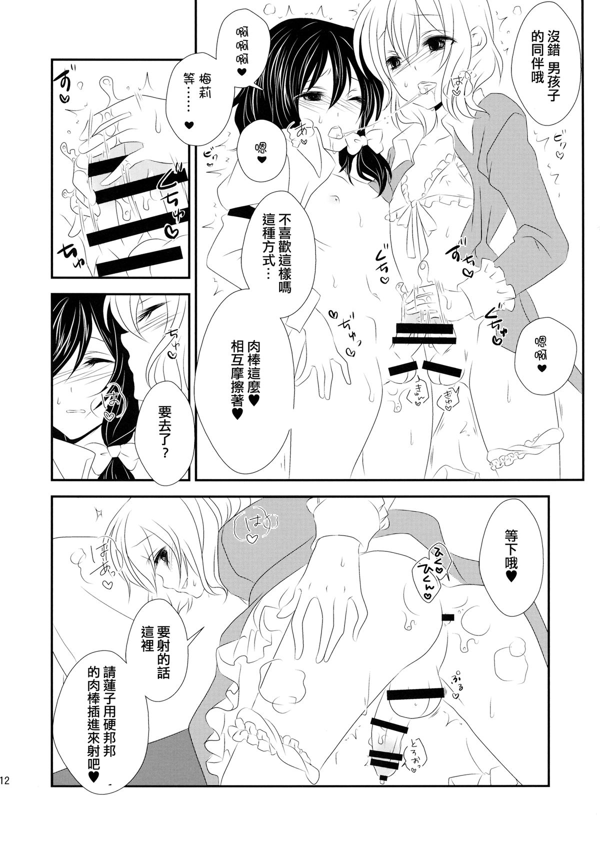 (C87) [Mimippu (Izumimipu)] Hifuu ga Otokonoko na Hon (Touhou Project) [Chinese] [刷牙子汉化] page 13 full