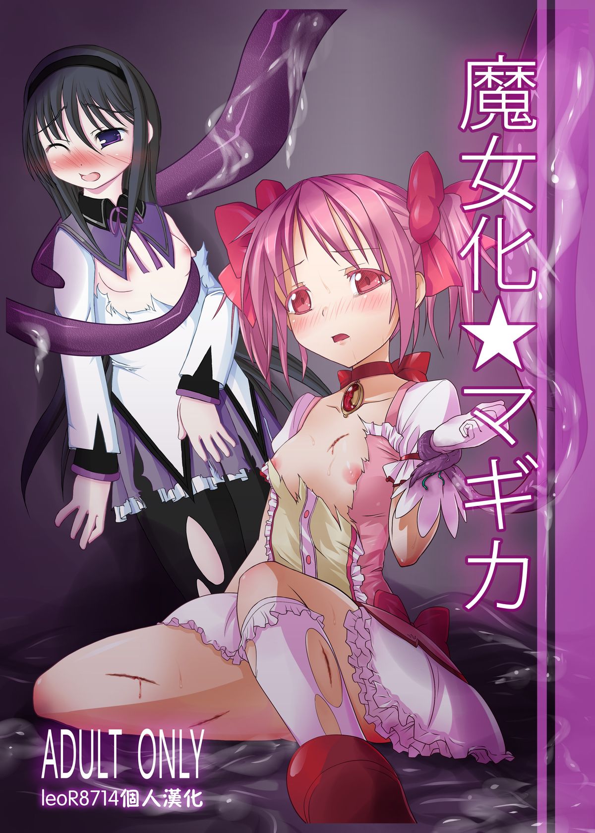 [Vpan's EXTASY (Satou Kuuki)] Majoka Magica (Puella Magi Madoka Magica) [Chinese] [leoR8714個人漢化] [Digital] page 2 full