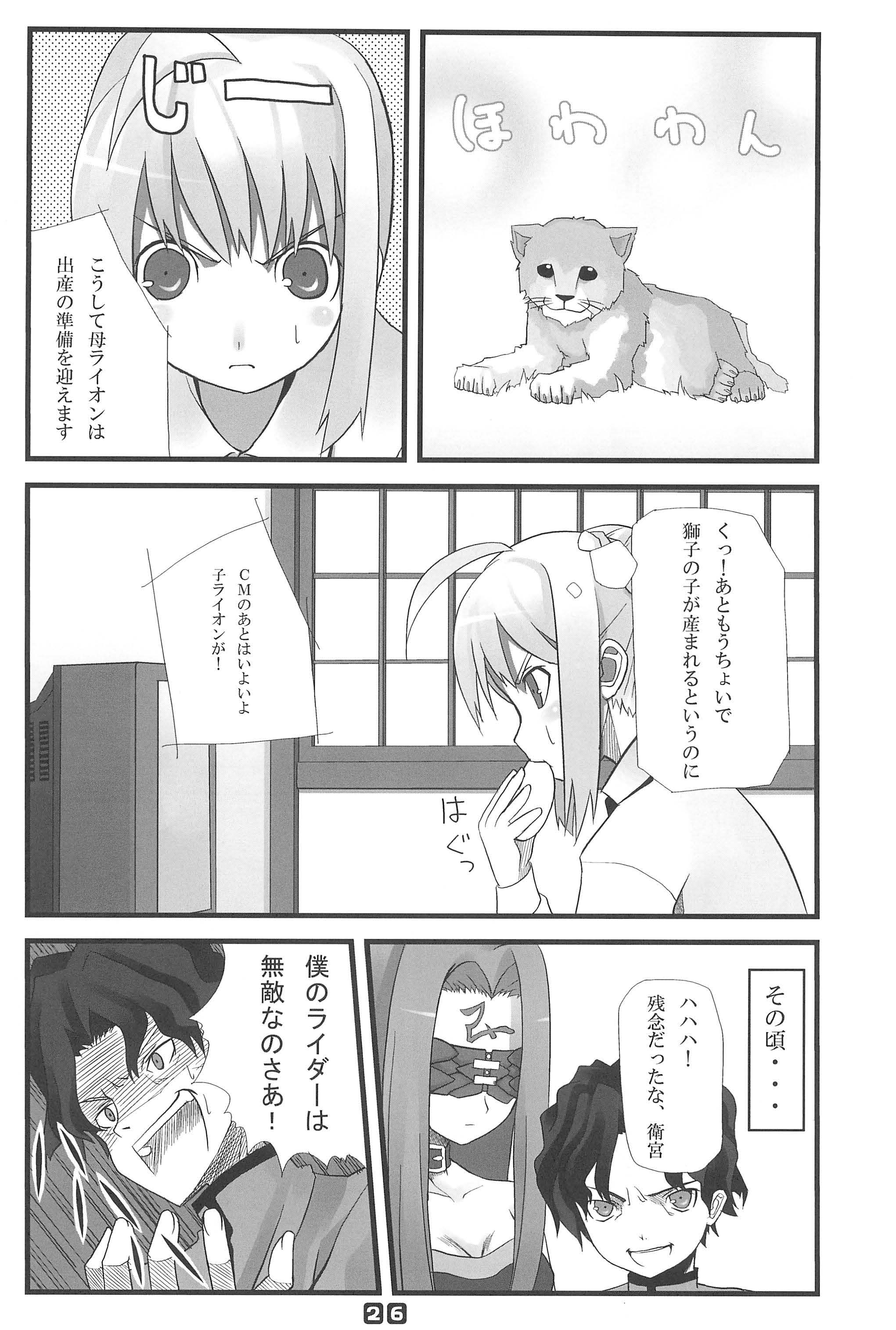 (C66) [glassfiber (Sanada Sin-ichi)] Gachi de Watashi to Koubi Shite Kudasai. (Fate/stay night) page 26 full