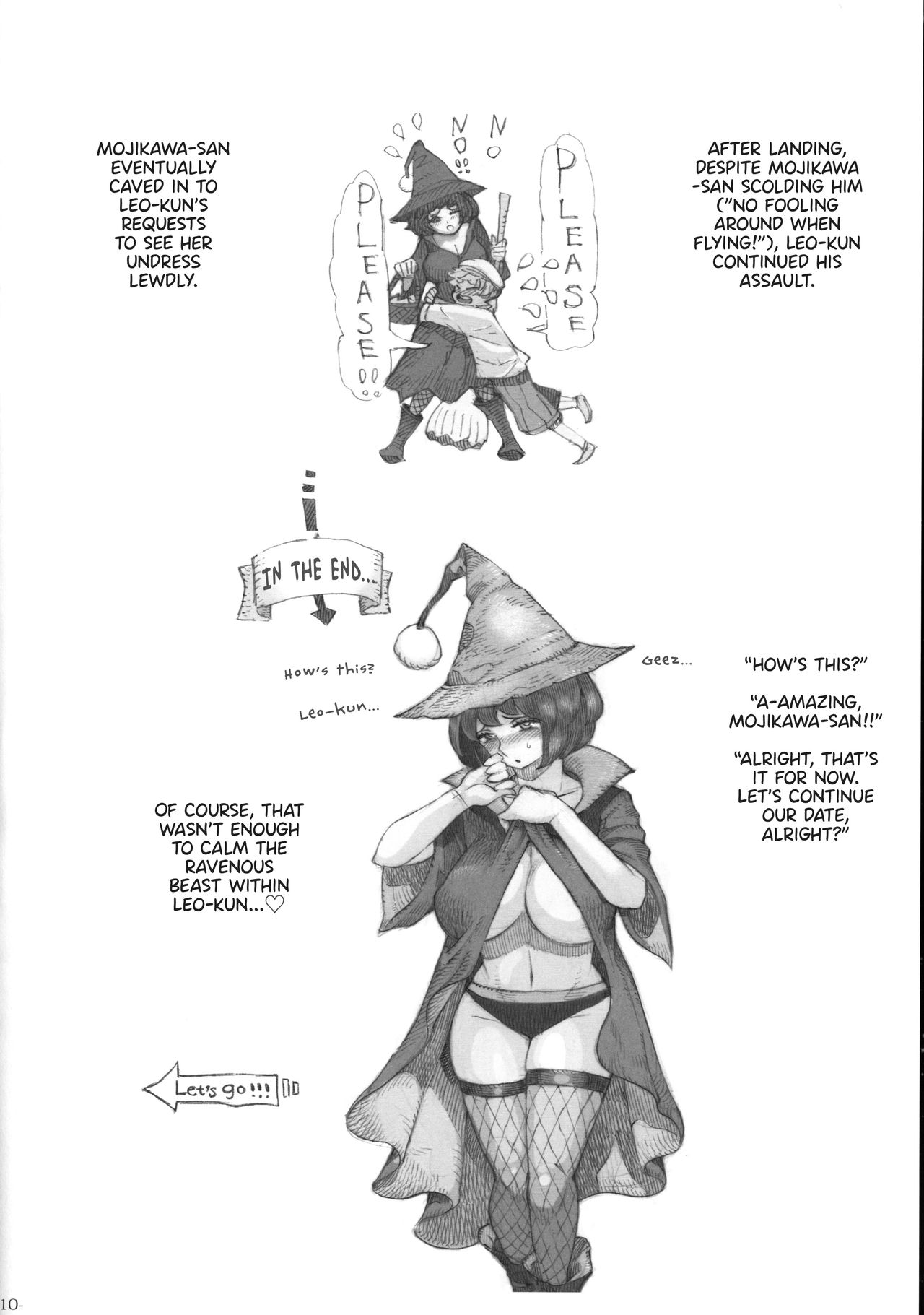 (COMITIA130) [Naivta (Nishi Yoshiyuki)] Majo wa Kekkyoku Sono Kyaku to 2 | The Witch Ended Up... 2 [English] [Panatical] page 9 full