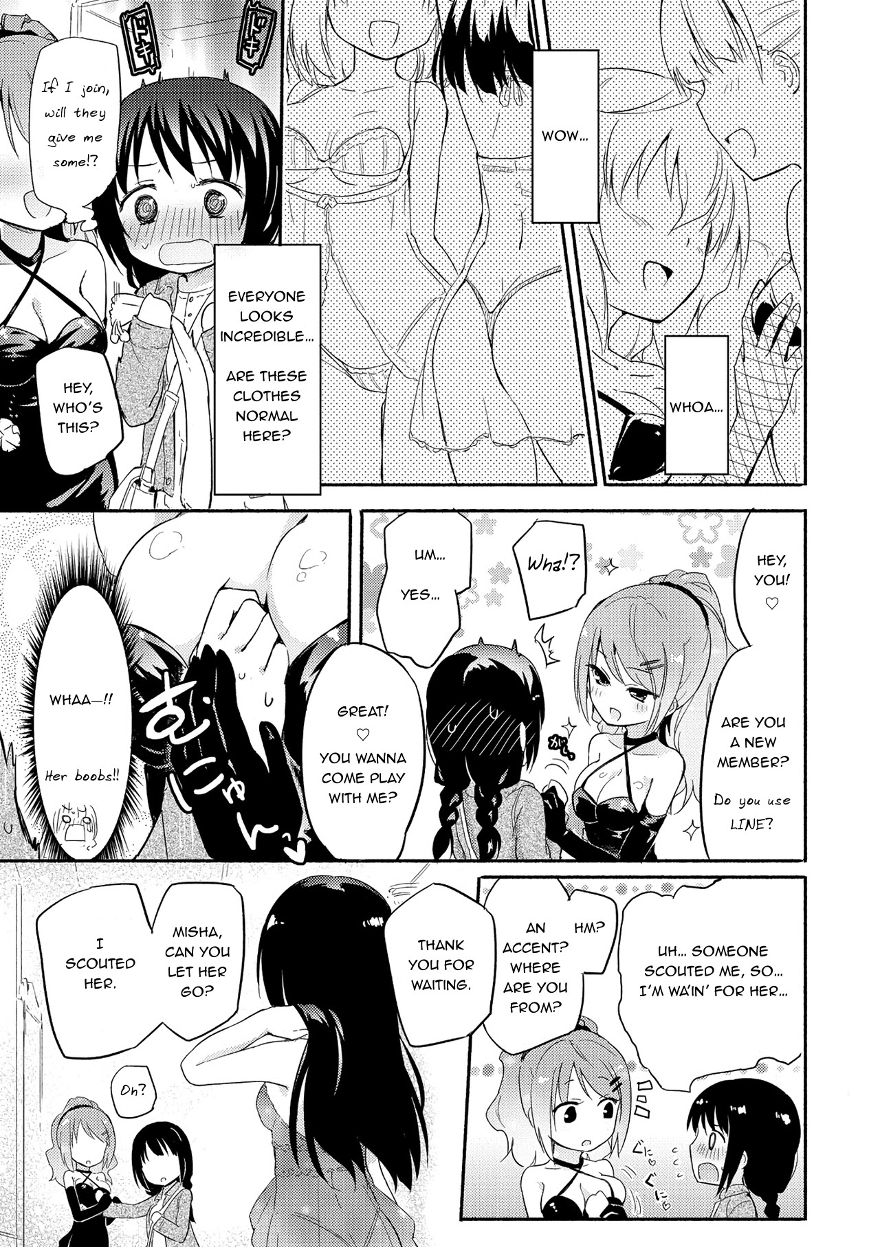 [Homura Subaru] Momoyuri Gakuen - Himitsu no Soap-bu R | The Momoyuri Academy Secret Soapland Club R [English] [Digital] page 4 full