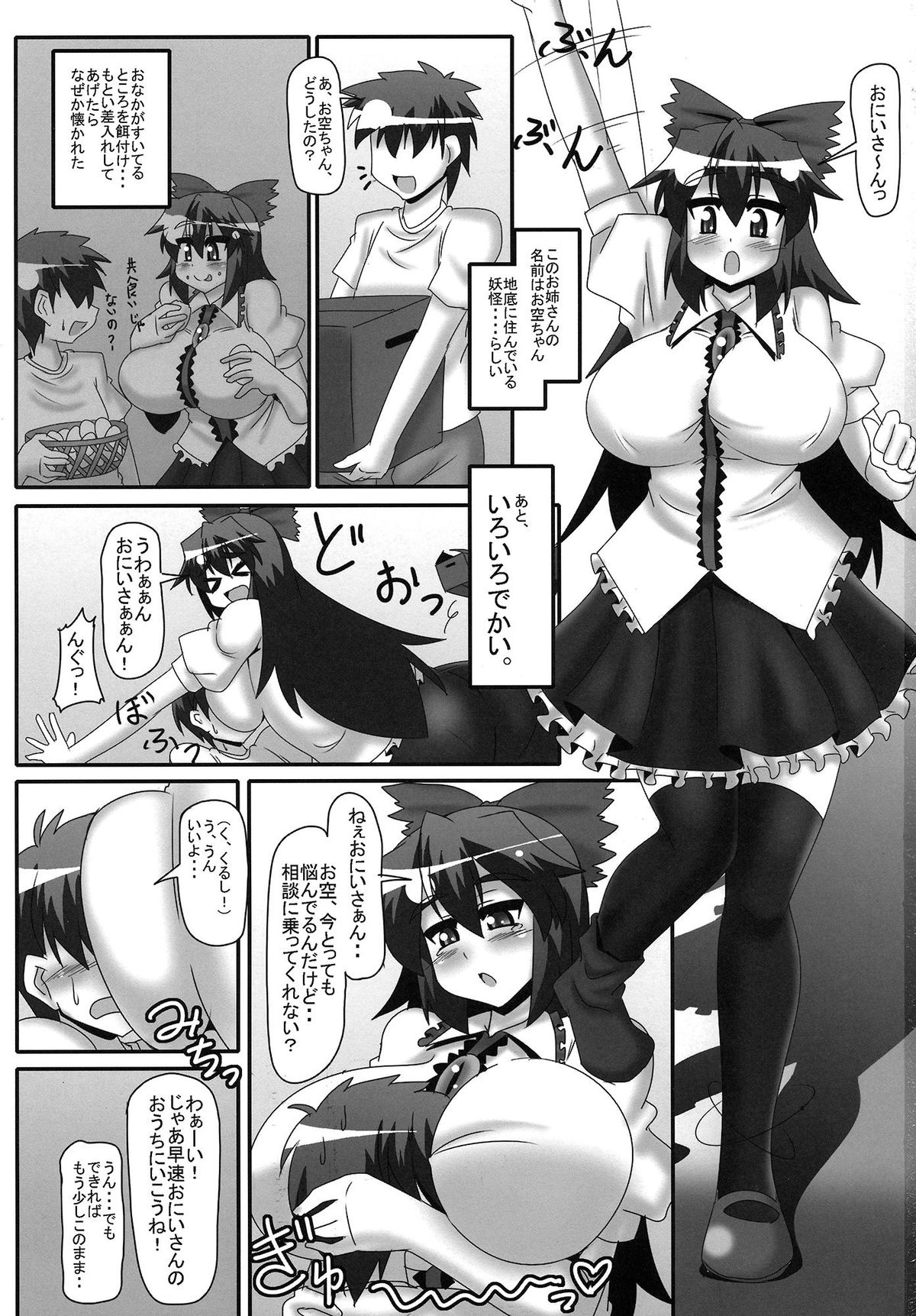 (Reitaisai 12) [Mousouzoku no Soukutsu (Akasode)] Jigokugarasu no Nayamigoto (Touhou Project) page 2 full