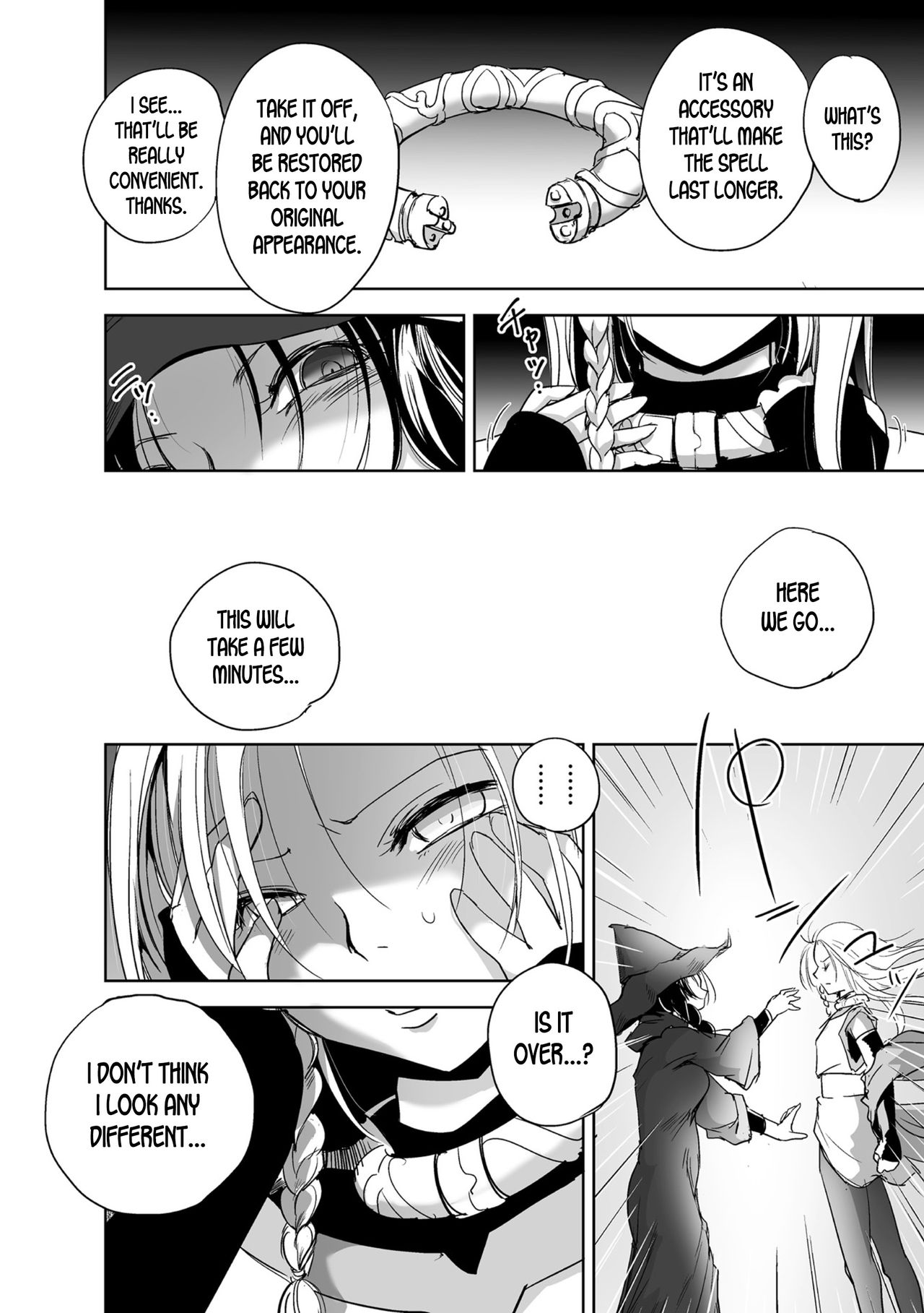 [Deinoji] Type Sorceress (2D Comic Magazine TS Kyousei Shoufu Nyotaika Baishun de Hameiki Chuudoku! Vol. 2) [English] [desudesu] [Digital] page 2 full