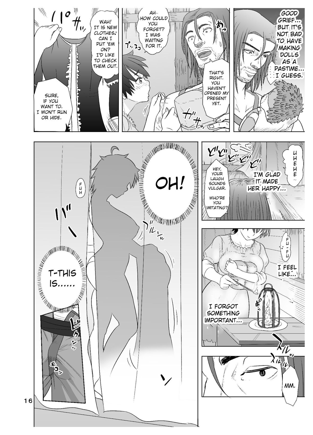 [Mandrill (Arimura Ario)] Datte Otoko wa Kedamono da mono Dai 1-wa Otou-san wa Ookami-san? [English] [CrowKarasu] page 16 full