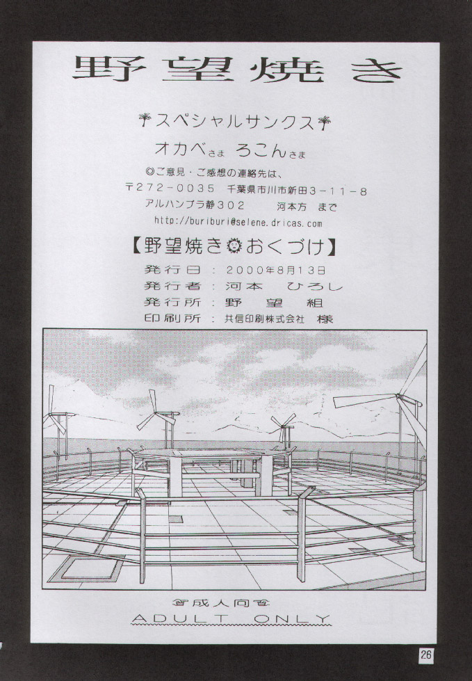 (C58) [Yabougumi (Kawamoto Hiroshi)] Yabou Yaki (Dead or Alive) page 26 full