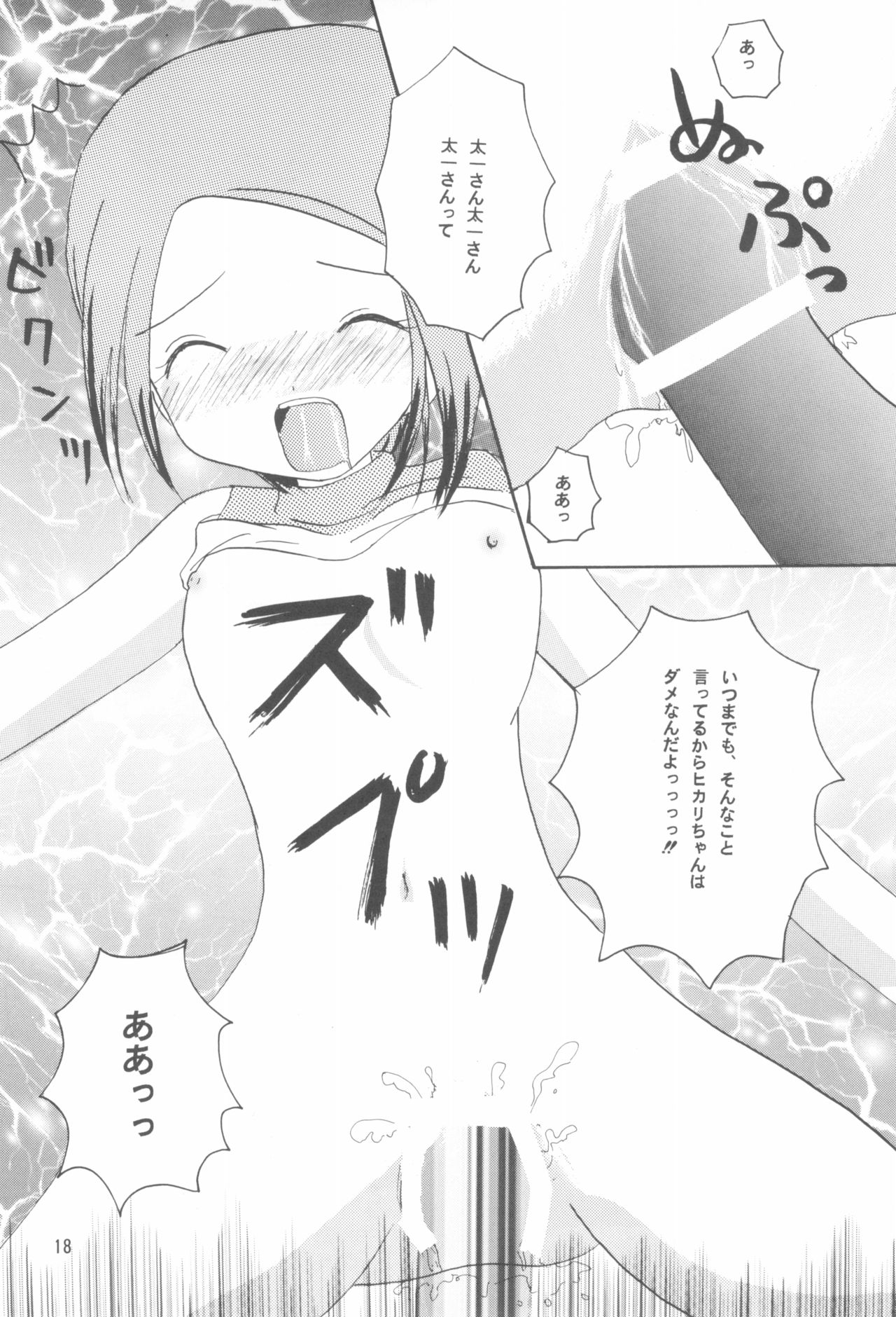 (C59) [Cheese-iri Kamaboko-dou (Mako Cube)] Hikari Mania (Digimon Adventure 02) page 20 full