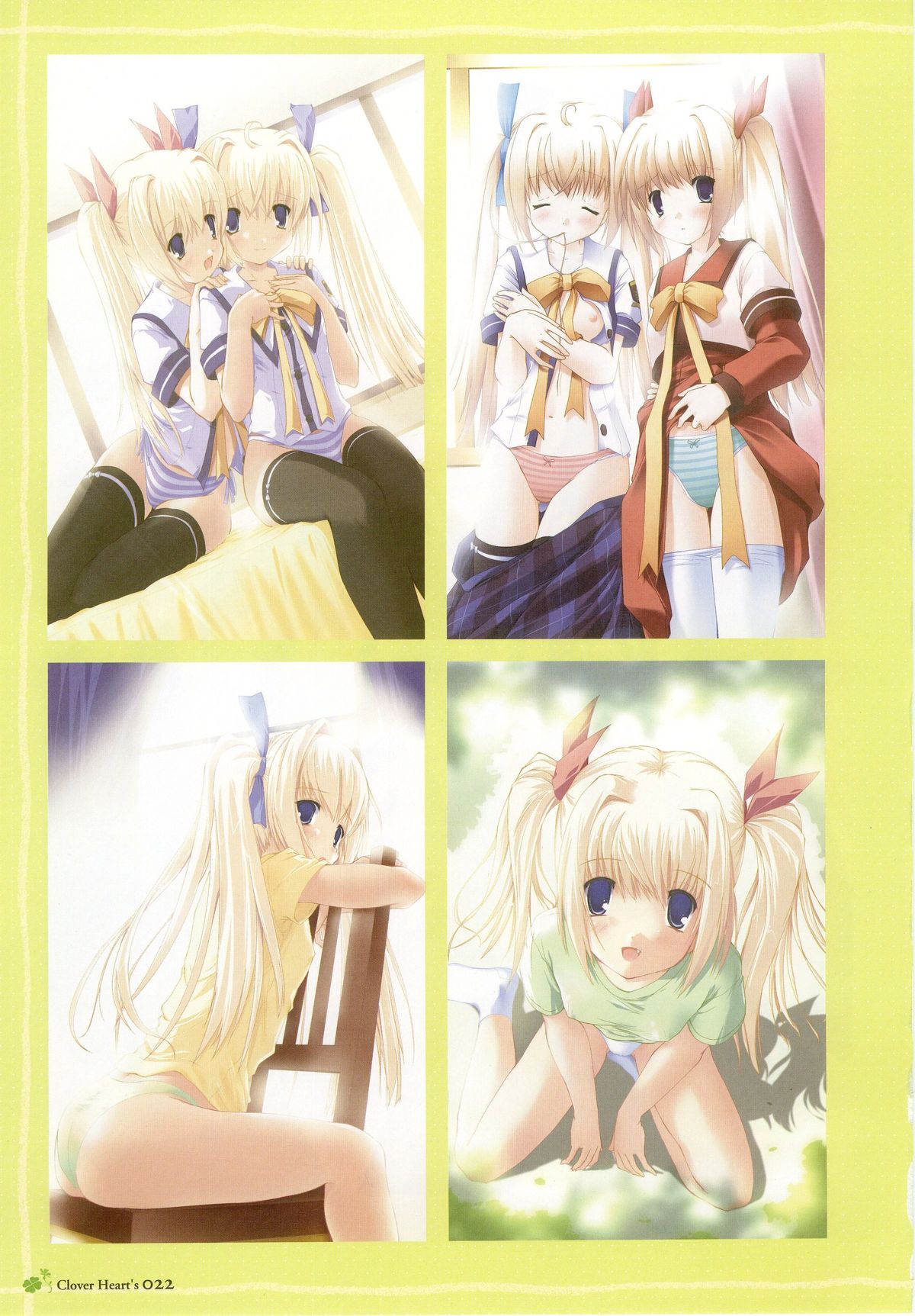 Clover Heart's Visual Fan Book page 28 full