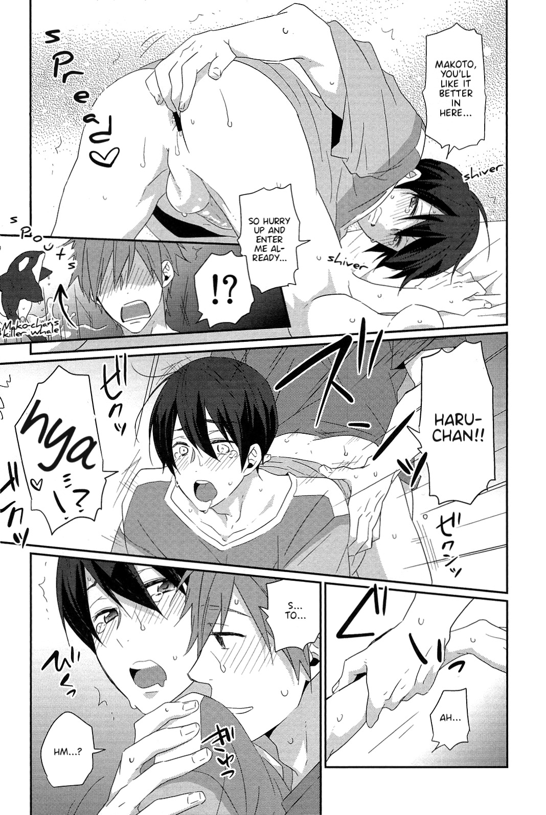 (Renai Jiyuugata! Osaka Taikai 2) [KH. (Yuki)] Ryote ni Haru. | A Haru in Both Hands. (Free!) [English] {Anneioux} page 11 full