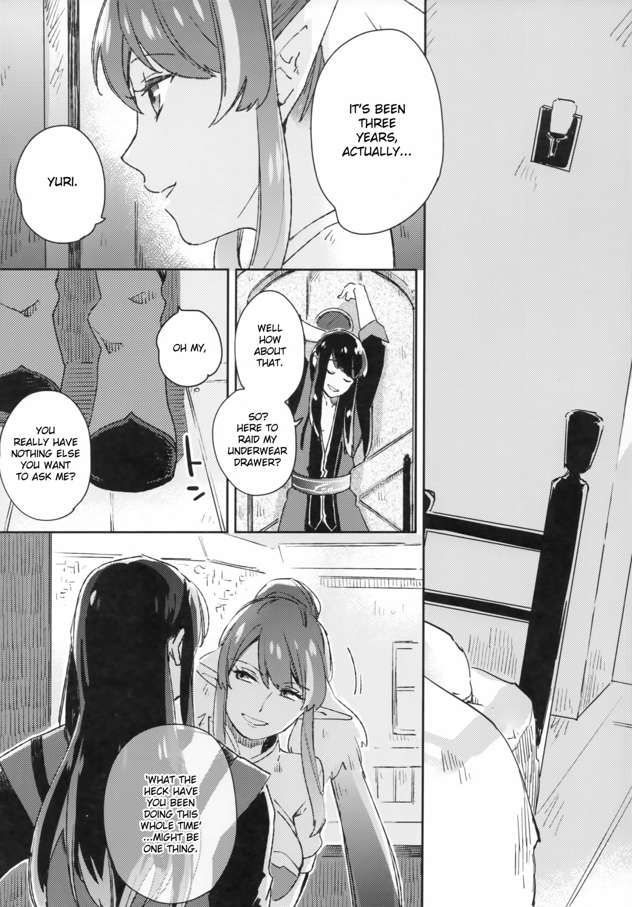 (C95) [Rocca (Hidaka Ryou)] Uso to Qualia | Lie and Qualia (Tales of Vesperia) [English] page 4 full