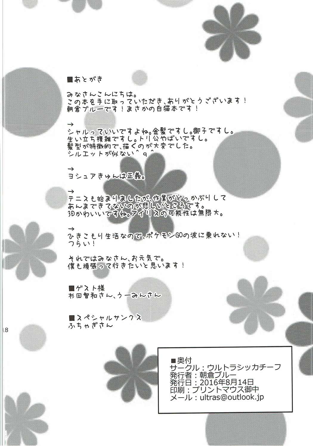 (C90) [Ultra Siccative (Asakura Blue)] Shikoneko (Shironeko Project) page 17 full