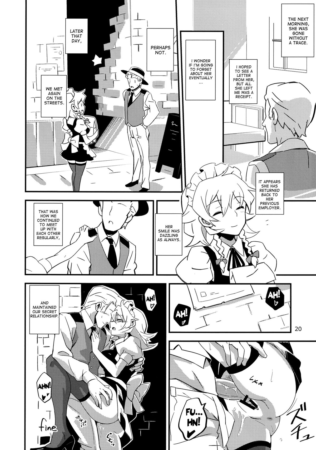 (C82) [Vitamin Gohan (Hasegawa Keita)] Maid Yatottara Sakuya-san Datta. | I hired Sakuya-san as my maid (Touhou Project) [English] {desudesu} page 20 full