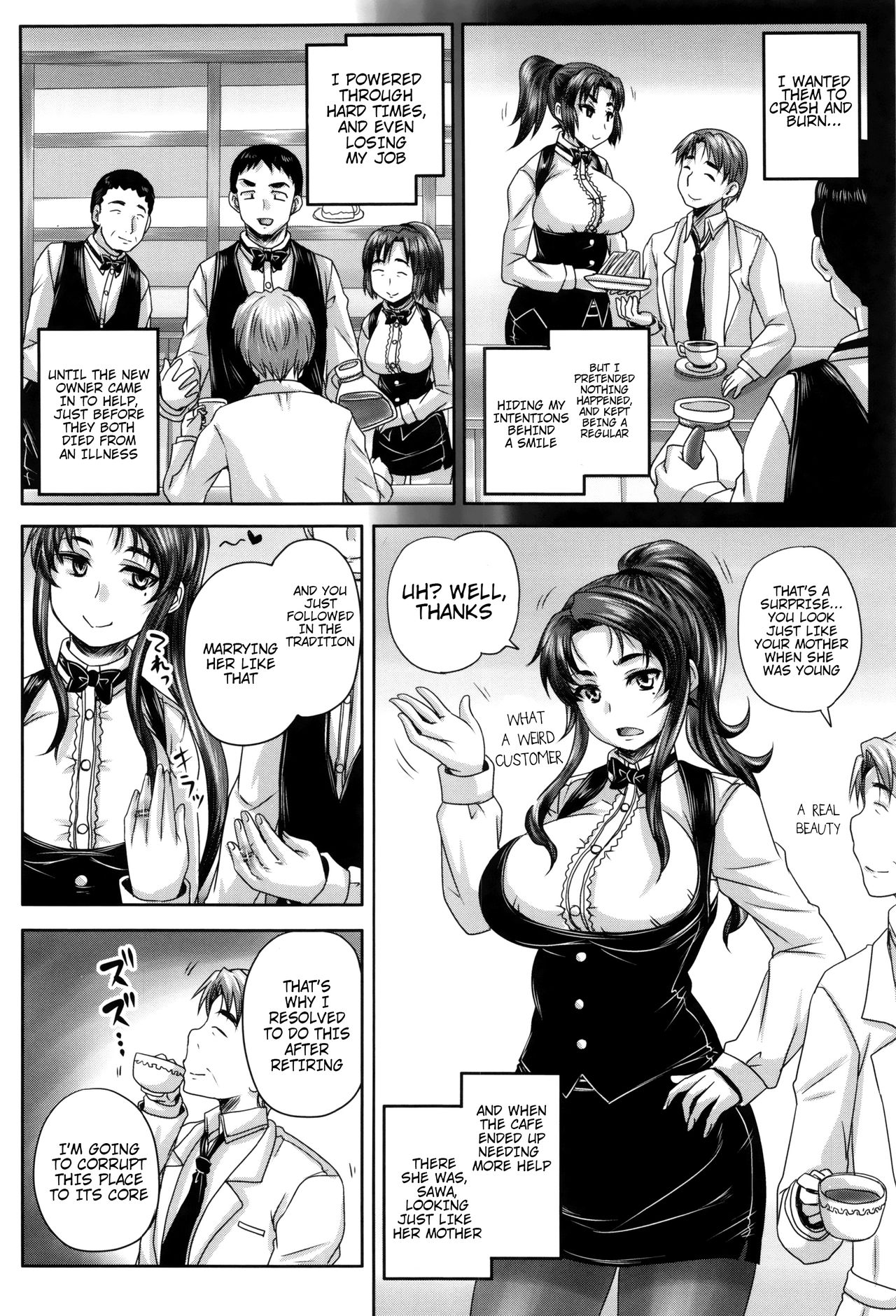 [Nozarashi Satoru] Kissa Hitozuma Nikudorei | Married Meat Slave Cafe [English] [H-Konbini] page 207 full