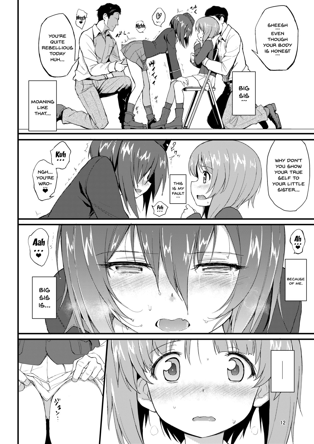 [Kyockchokyock (Kyockcho)] Nishizumi Shimai Ryoujoku | Nishizumi Sisters Sexual Assault (Girls und Panzer) [English] {Doujins.com} [Digital] page 10 full